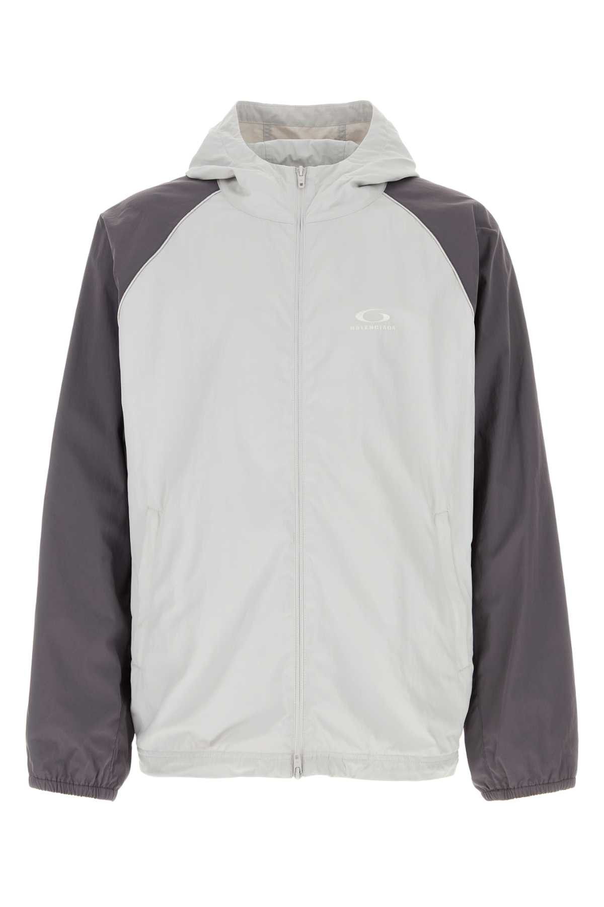 Balenciaga Light Grey Tech Fabric Jacket Size US M / EU 48-50 / 2 - 1 Thumbnail