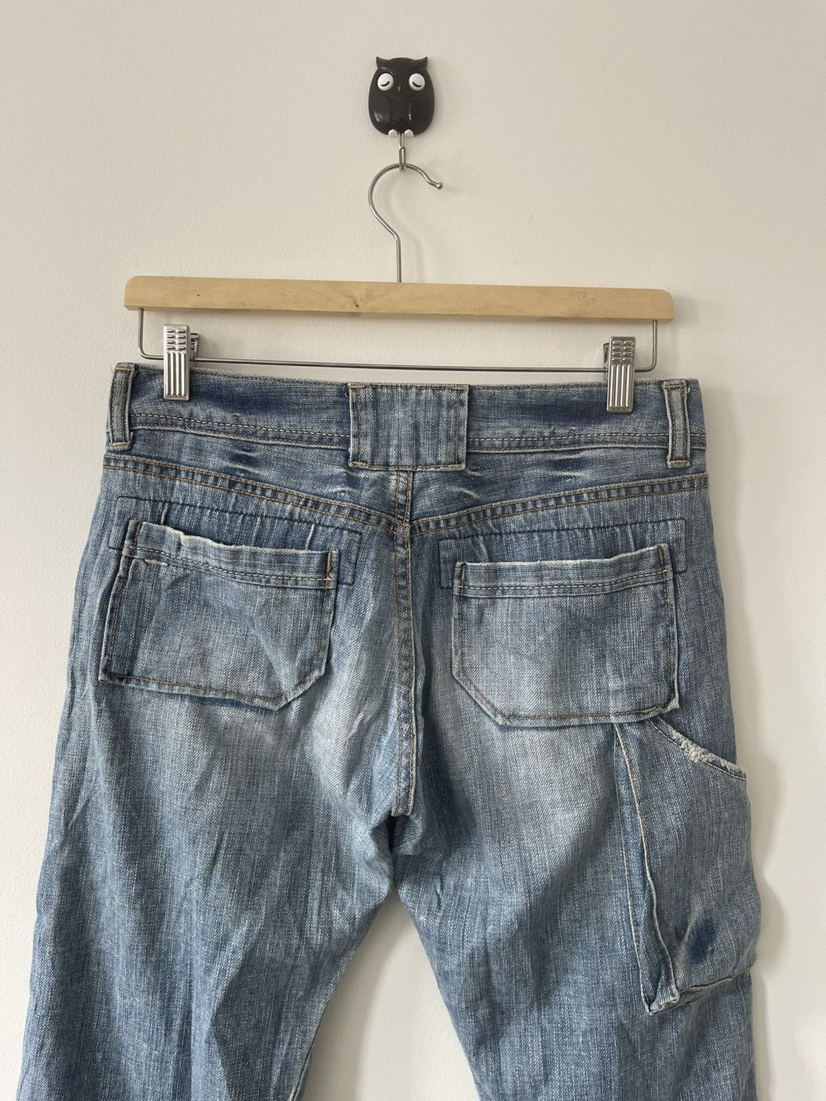 KOJIMA GENES Rare Vintage JOHNBULL KOJIMA JAPAN Carpenter Utility Jeans Size US 29 - 2 Thumbnail