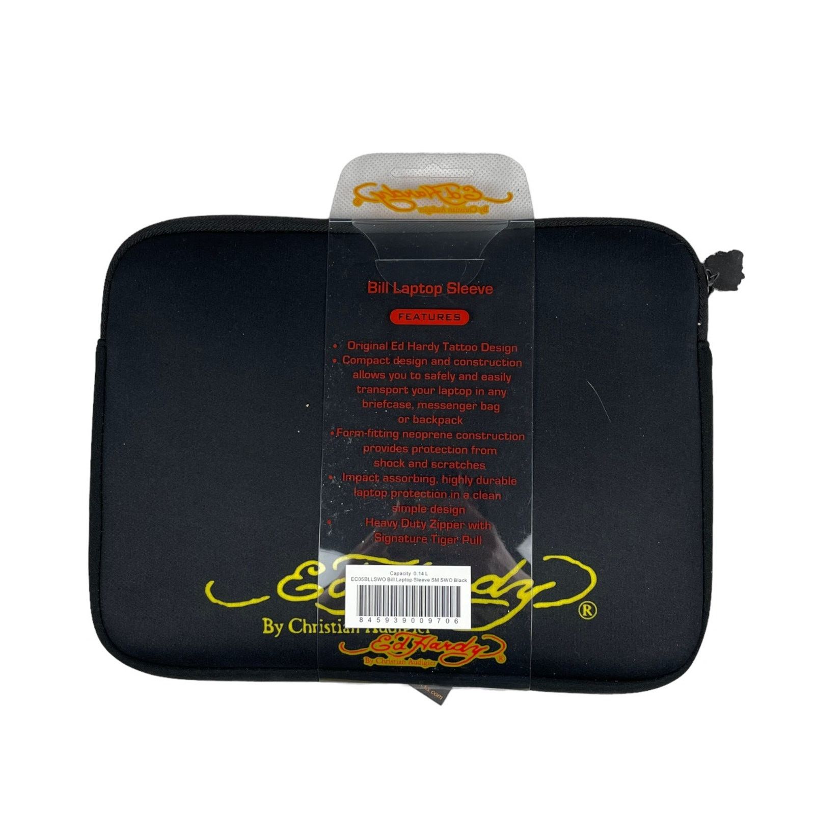 Christian Audigier × Ed Hardy × Vintage Laptop Sleeve Ed Hardy By Christian Audigier Vintage DS Size ONE SIZE - 4 Thumbnail
