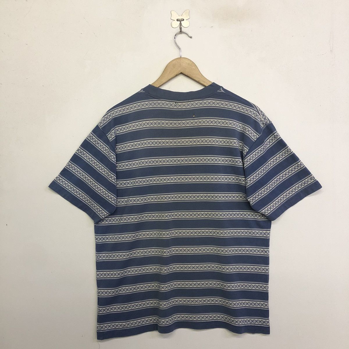Body Glove × Vintage Vintage Body Glove Motive Stripe Pocket Tshirt Size US M / EU 48-50 / 2 - 10 Thumbnail