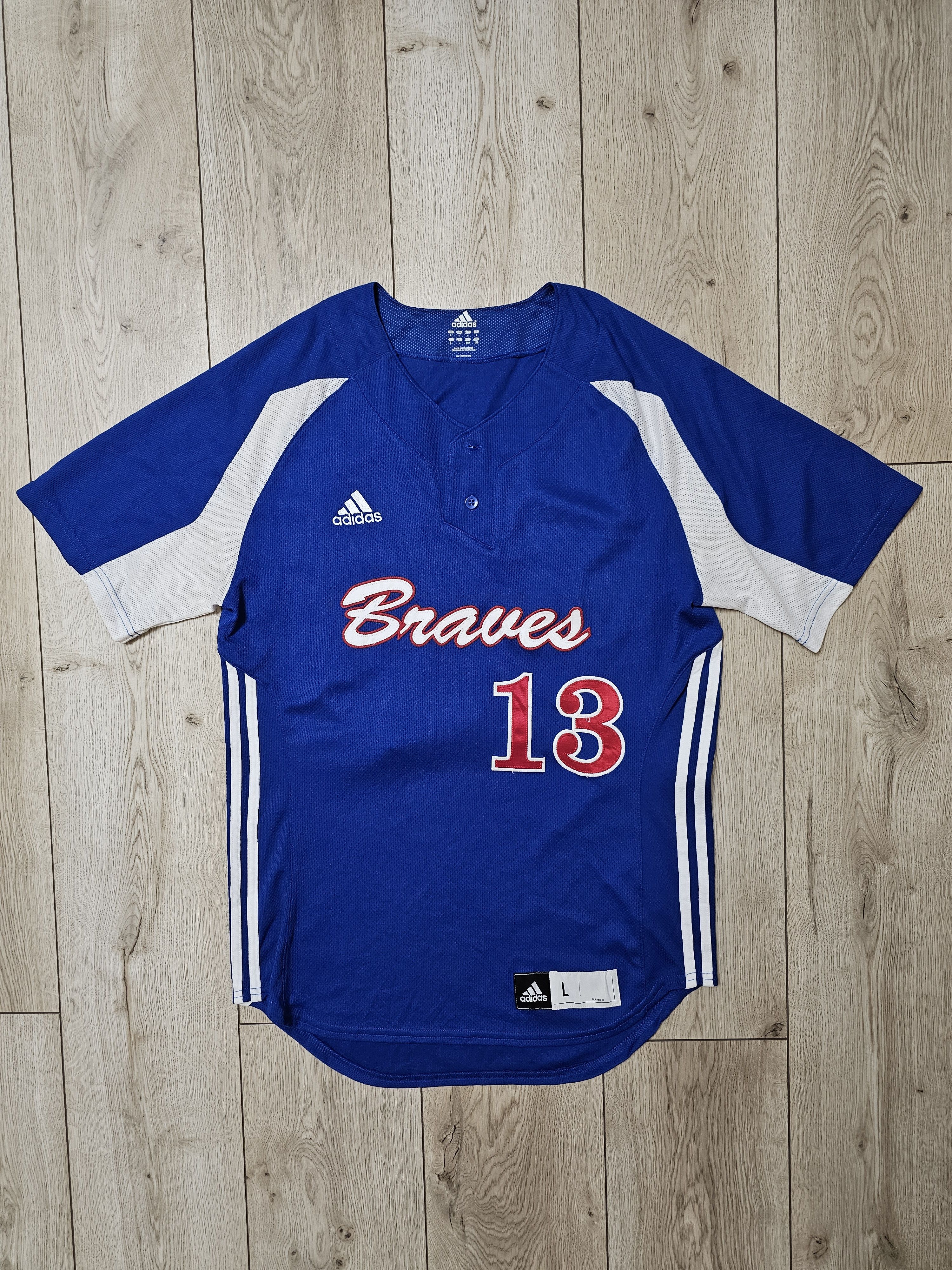 All Sport ATLANTA BRAVES BASEBALL JERSEY BLUE ADIDAS BASEBALL JERSEY Size US L / EU 52-54 / 3 - 1 Thumbnail