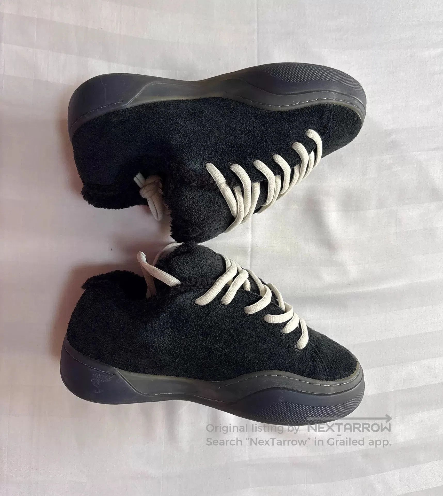 ERL Black Low-Top Sneakers with White Laces. Size US 8 / EU 41 - 5 Thumbnail