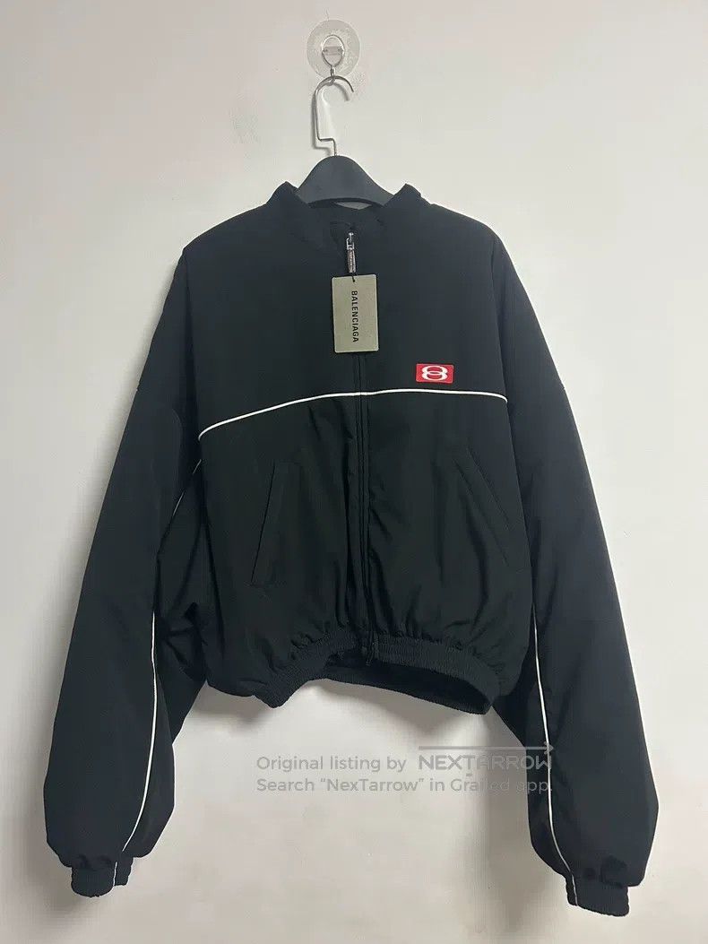 Balenciaga Balenciaga Embroidered Logo Fleece Jacket Size US S / EU 44-46 / 1 - 1 Thumbnail