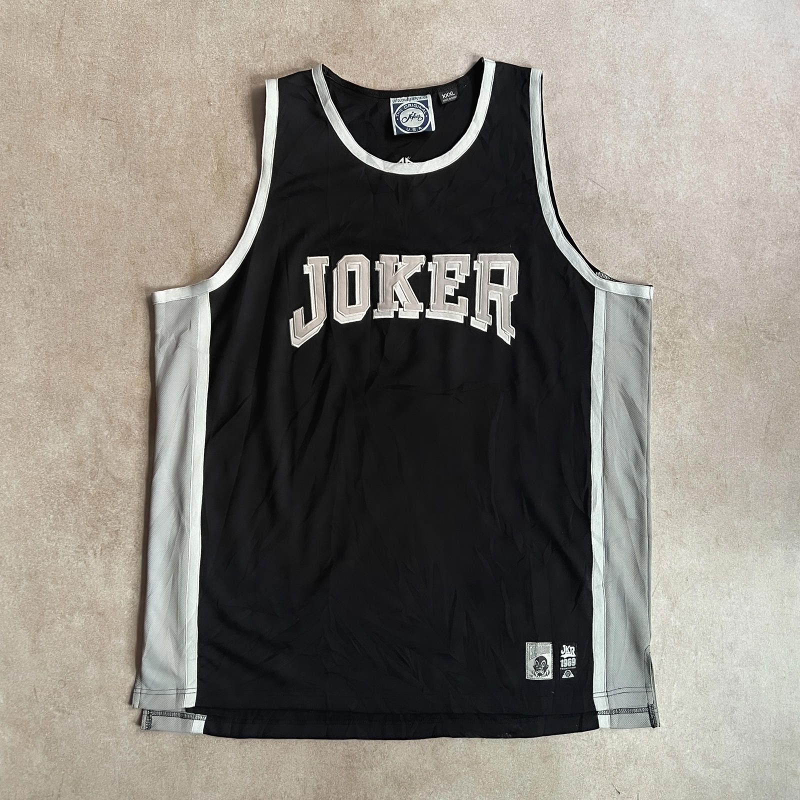 Image of Vintage 2000S Y2K Joker Brand Black Jersey - 3Xl, Men's (Size 2XL)