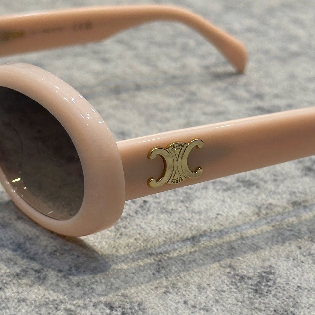 Celine CELINE Triomphe 40194U_74B Oval Sunglasses Size ONE SIZE - 2 Thumbnail