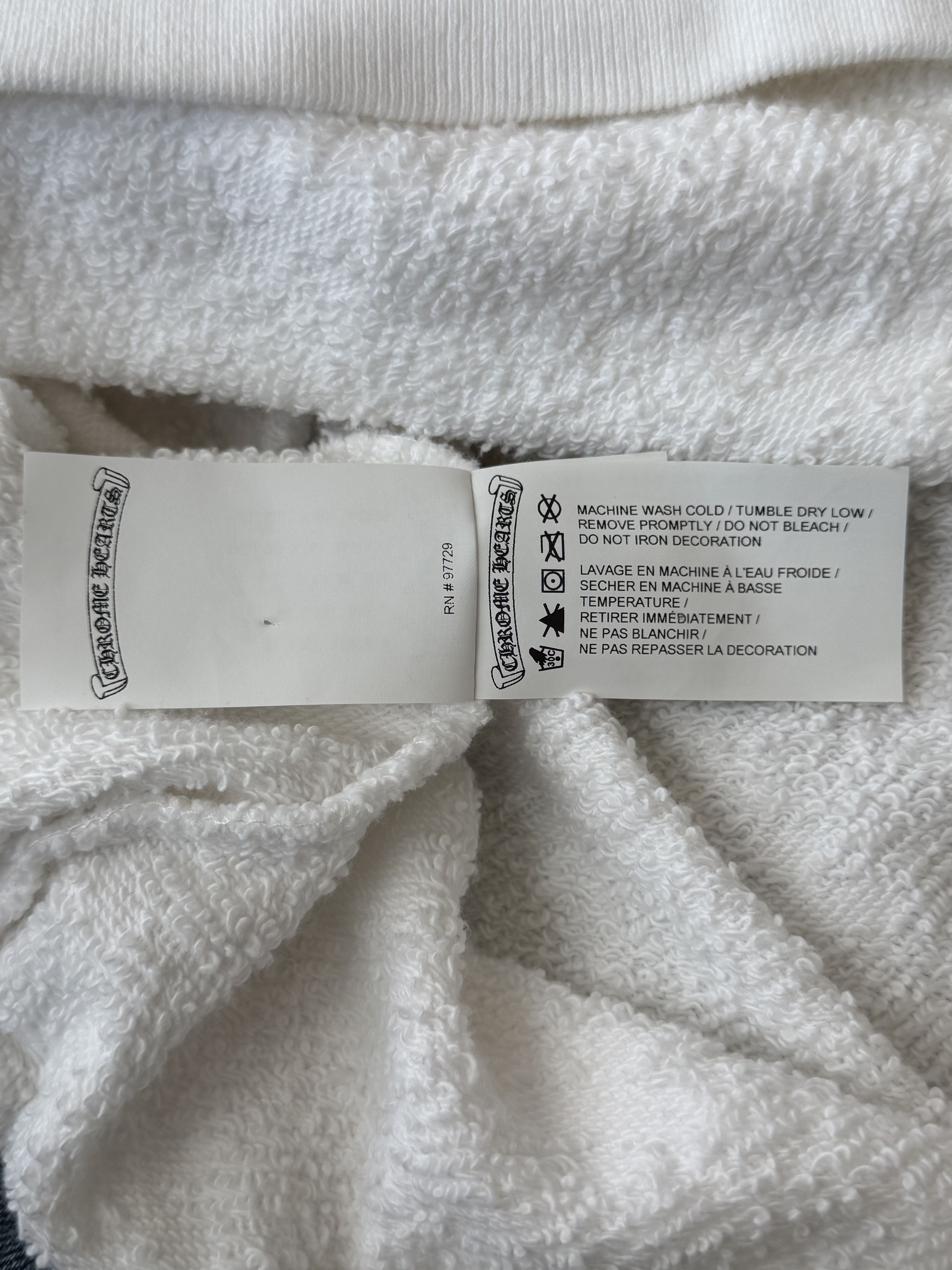 Chrome Hearts Chrome Hearts White Cross Jacquard Embroidered Hoodie Size US M / EU 48-50 / 2 - 4 Thumbnail