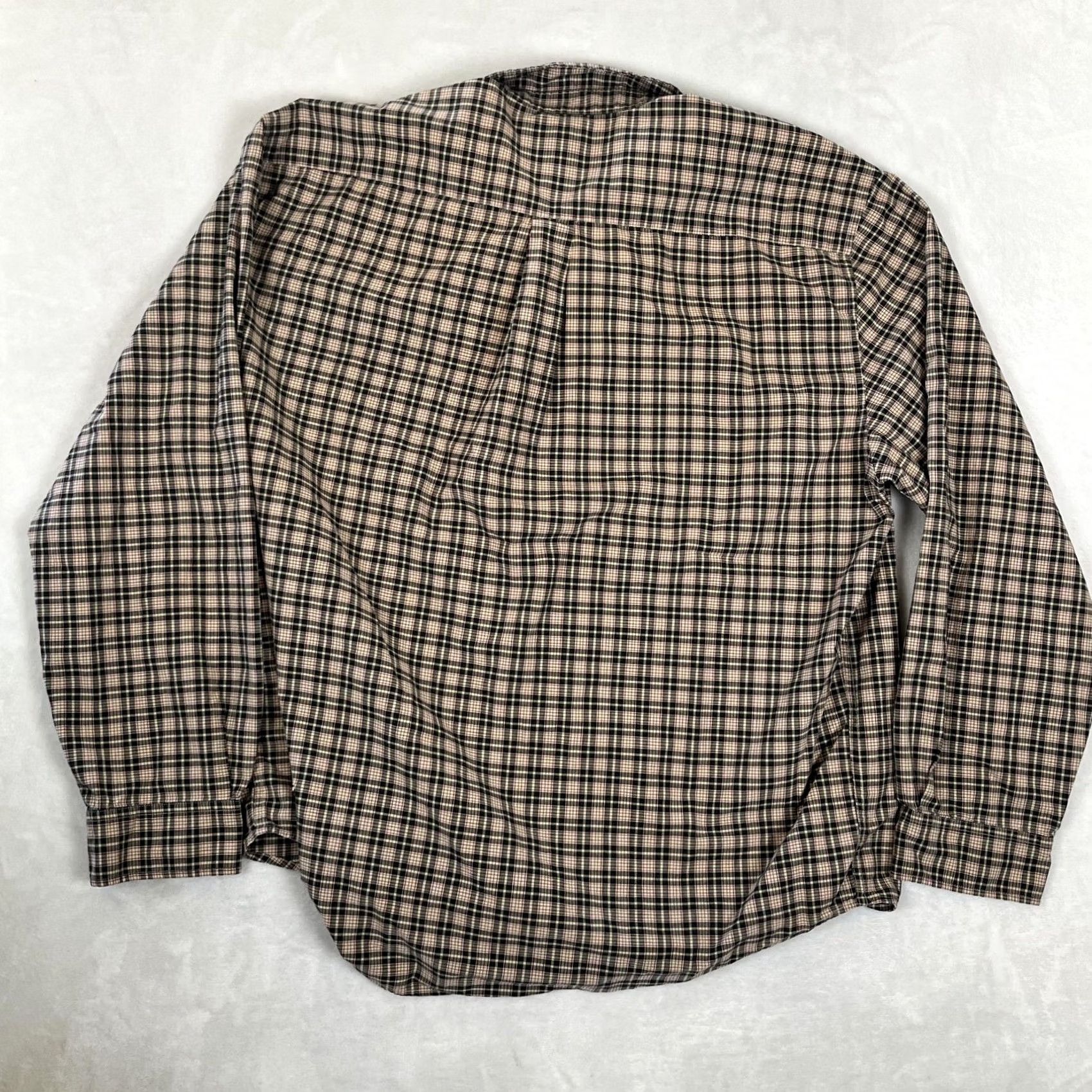 Abercrombie & Fitch Abercrombie & Fitch Shirt Mens XL Beige Plaid Long Sleeve Button Front Casual Size US XL / EU 56 / 4 - 7 Thumbnail
