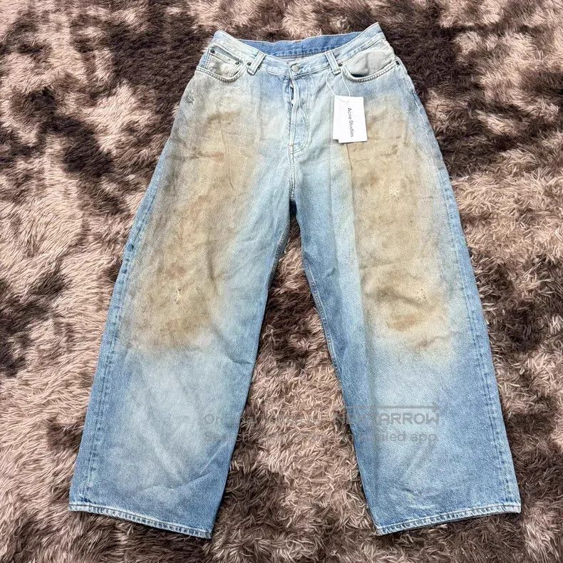 Acne Studios Acne Studios FW23 Denim Series Dirty Dye Desert Dirt Stain Size US 32 / EU 48 - 1 Thumbnail