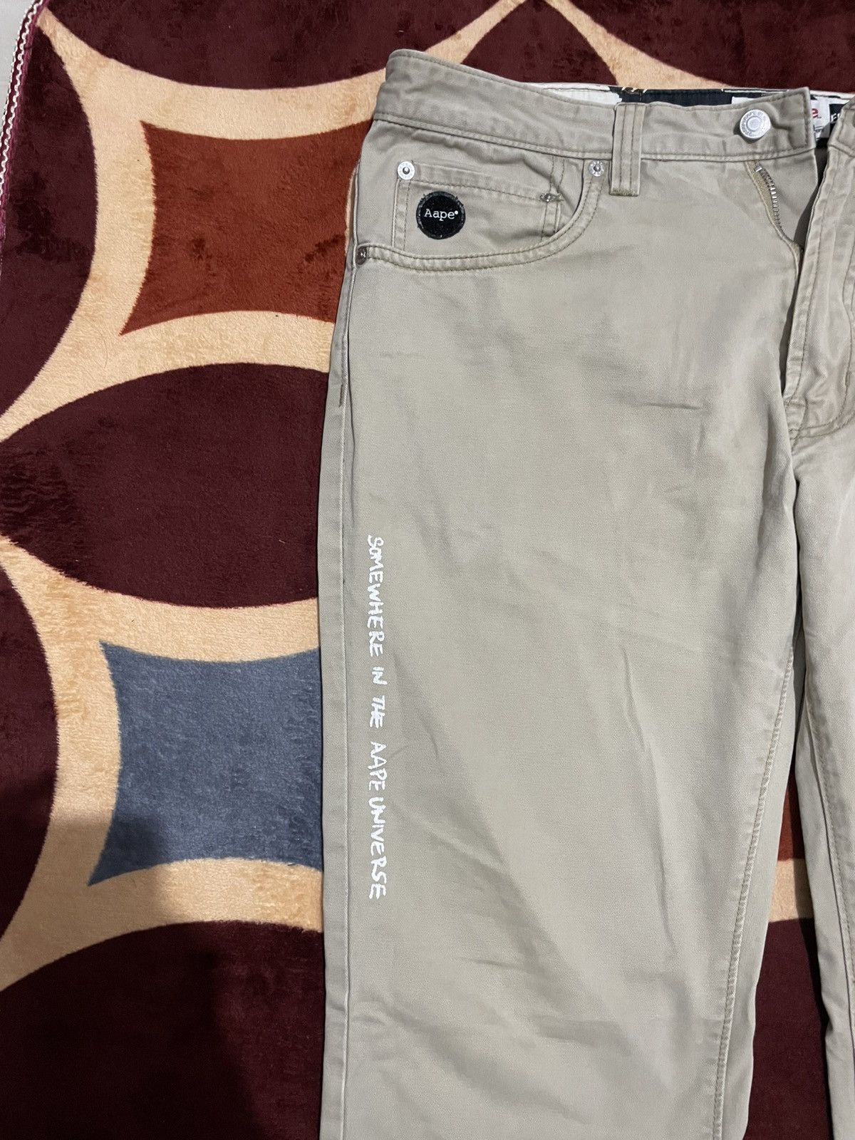 Aape CRAZY Aape chinos AOP Size US 35 - 22 Thumbnail