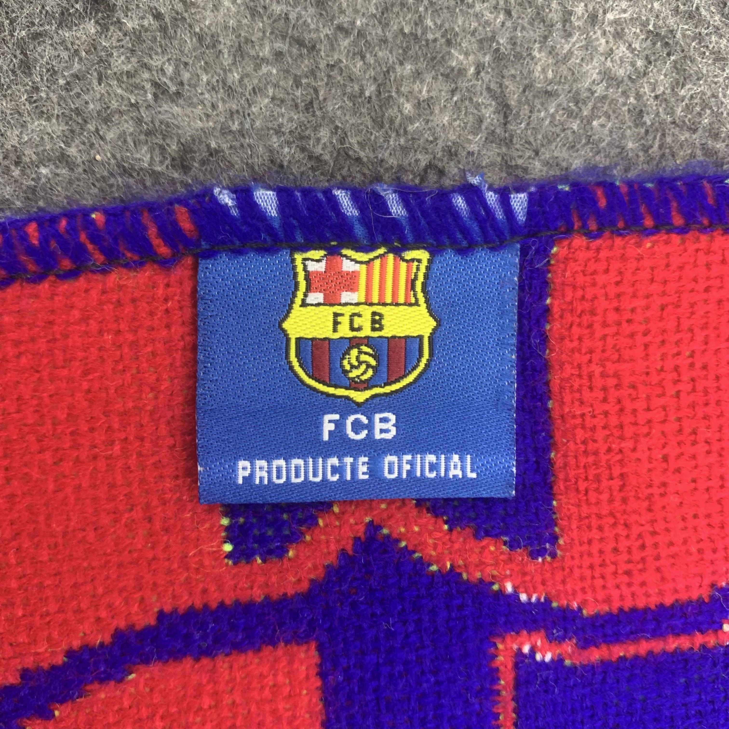 Vintage FC Barcelona Scarf Wool Muffler Neck Wrap BL9233 Size ONE SIZE - 6 Thumbnail