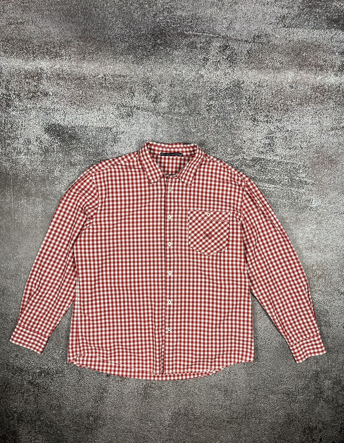 Marithe + Francois Girbaud Marithe Francois Girbaus Men’s checked shirt small logo y2k Size US XL / EU 56 / 4 - 1 Thumbnail