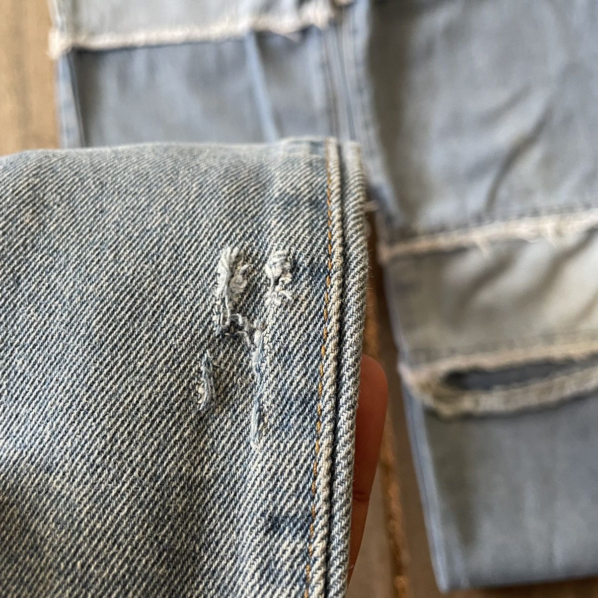 Japanese Brand 🔥🇯🇵Rare Unbrand Hagi Stylish Distress Women Denim Jeans Size 28" / US 6 / IT 42 - 9 Thumbnail