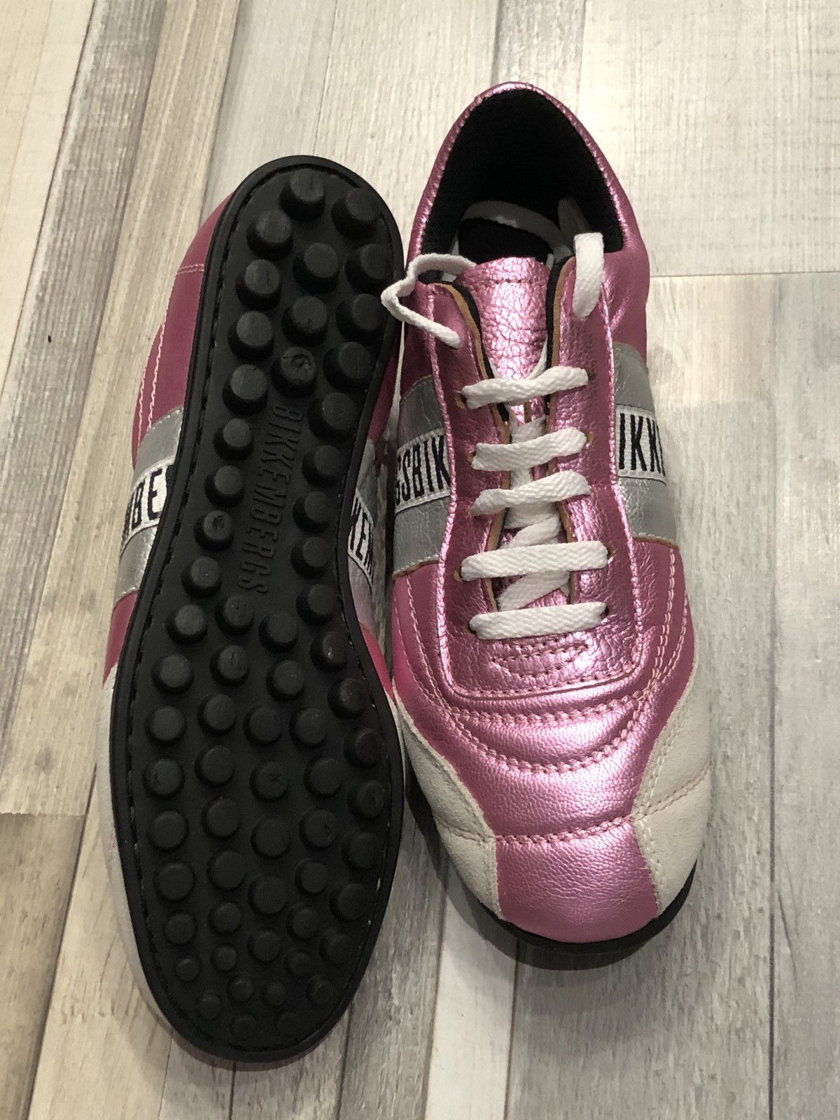 Dirk Bikkembergs Dirk Bikkembergs Pink/Metalic Sneakers Size US 9 / IT 39 - 4 Thumbnail
