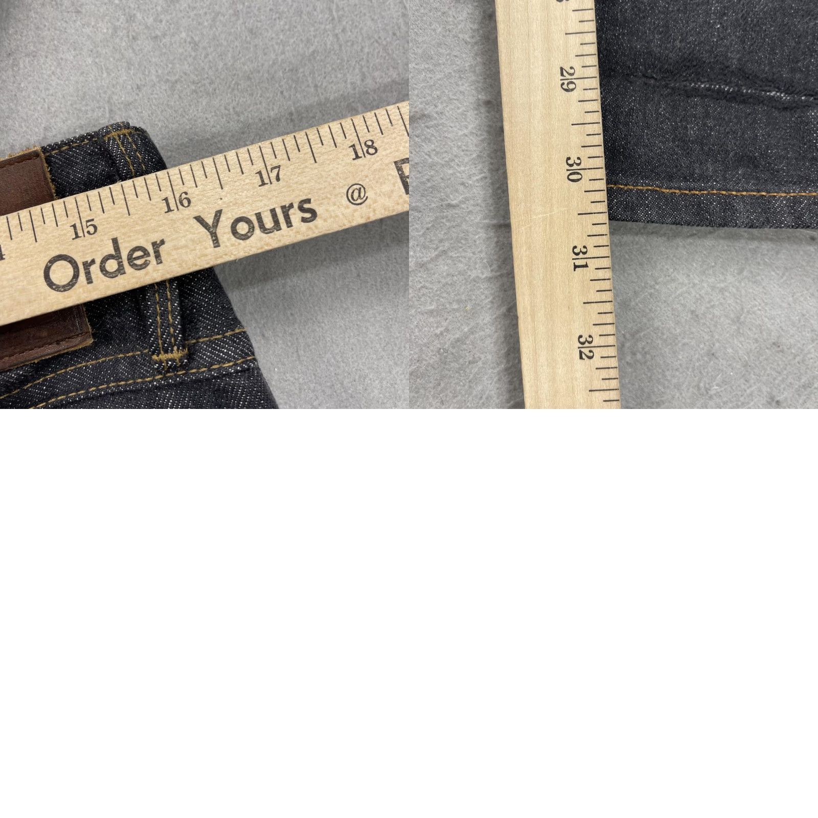 Freenote Cloth Freenote Cloth Jeans Mens 30x30 Black 02 Slim Straight Red Selvedge Japanese USA Shirt Pants Regular Slim Jeans Men Black 30 in Inseam 30 Vintage No Size US 30 / EU 46 - 9 Thumbnail