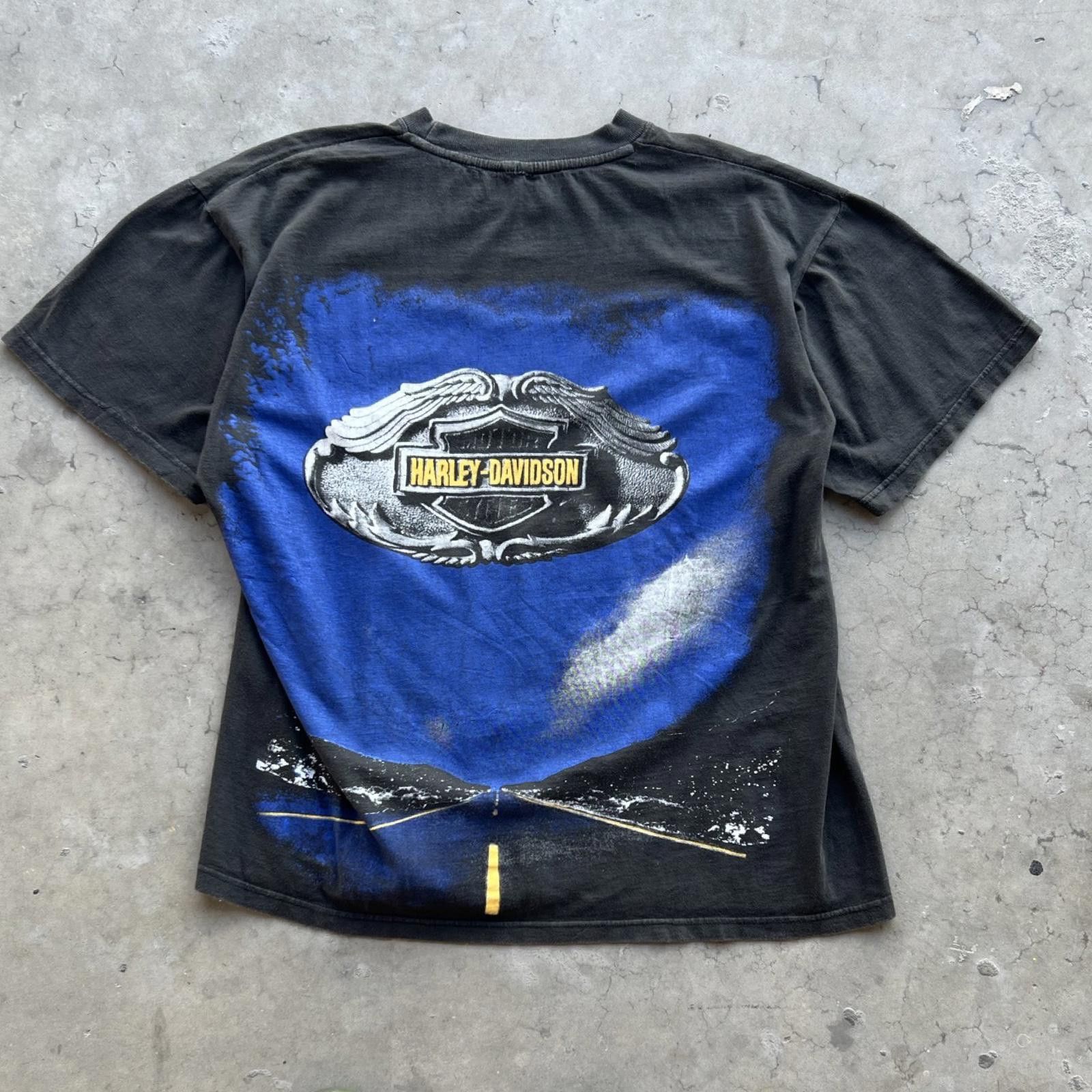 Harley Davidson 90s Harley Davidson Vintage Rare Size US XL / EU 56 / 4 - 2 Thumbnail