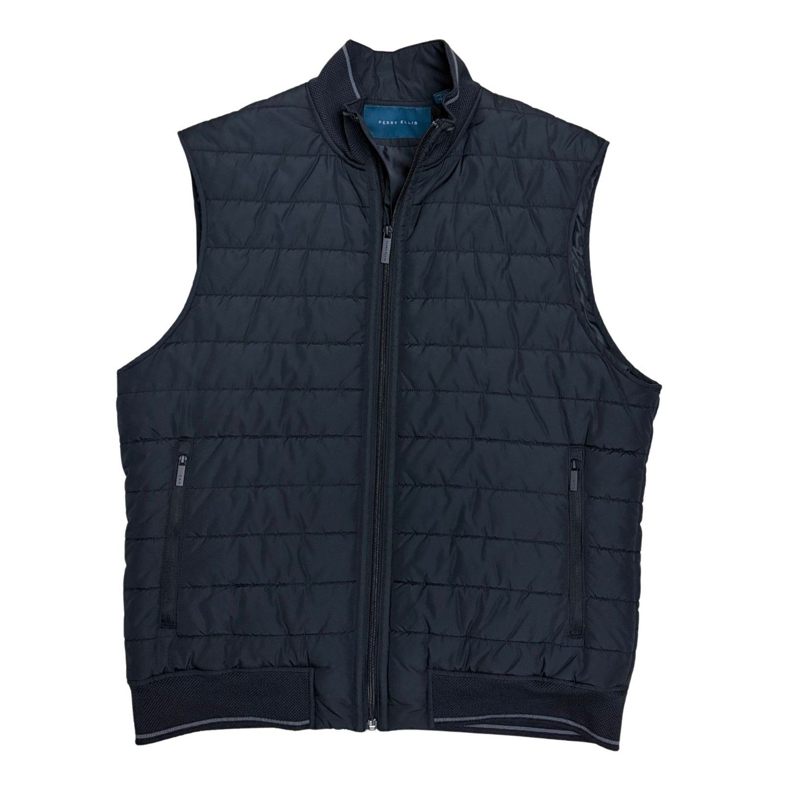 Perry Ellis PERRY ELLIS Designer Casual Fall Spring Puffer Vest Large Size US L / EU 52-54 / 3 - 1 Thumbnail