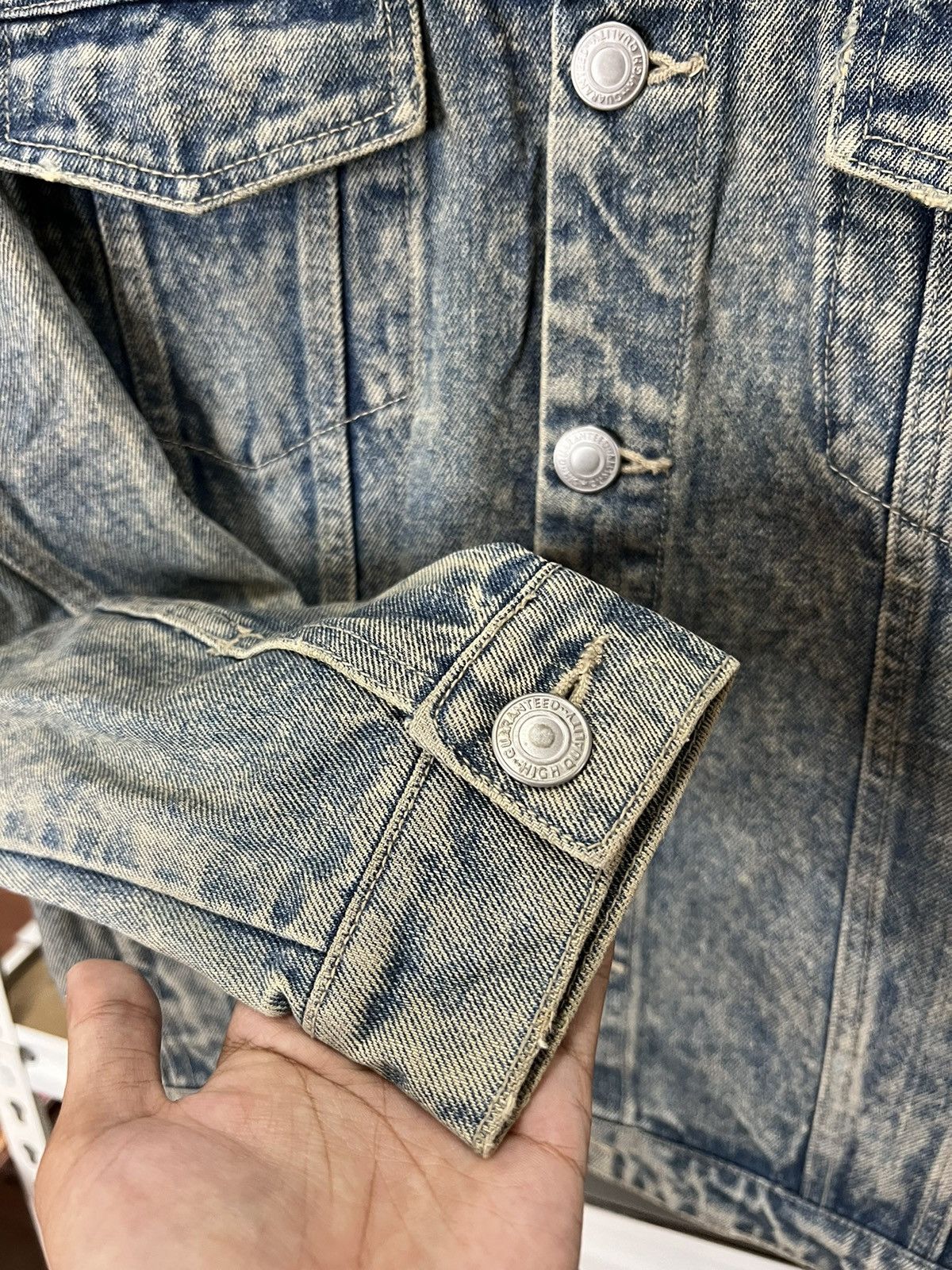 Other Japanese Brand Murua Blue Acid Wash Denim Jacket Size M / US 6-8 / IT 42-44 - 8 Thumbnail
