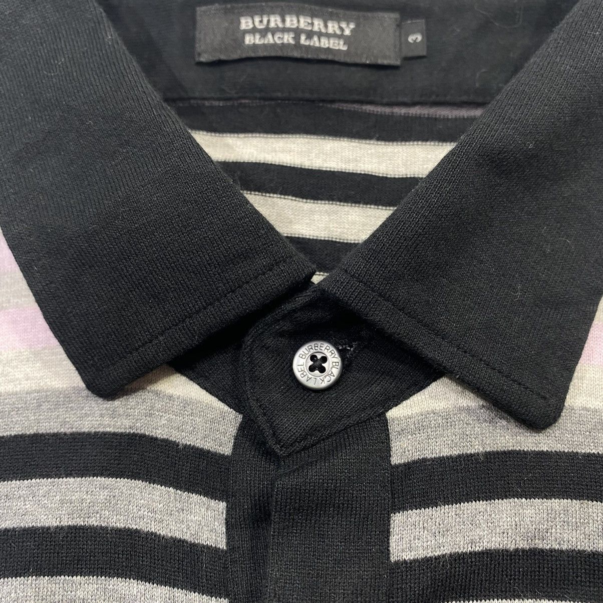 Burberry Burberry Black Label Striped Polo Shirt Size US M / EU 48-50 / 2 - 4 Thumbnail