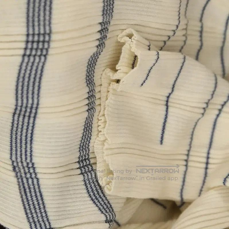 Loewe Loewe Long Sleeve Striped Dress in Ivory . Size S / US 4 / IT 40 - 6 Thumbnail
