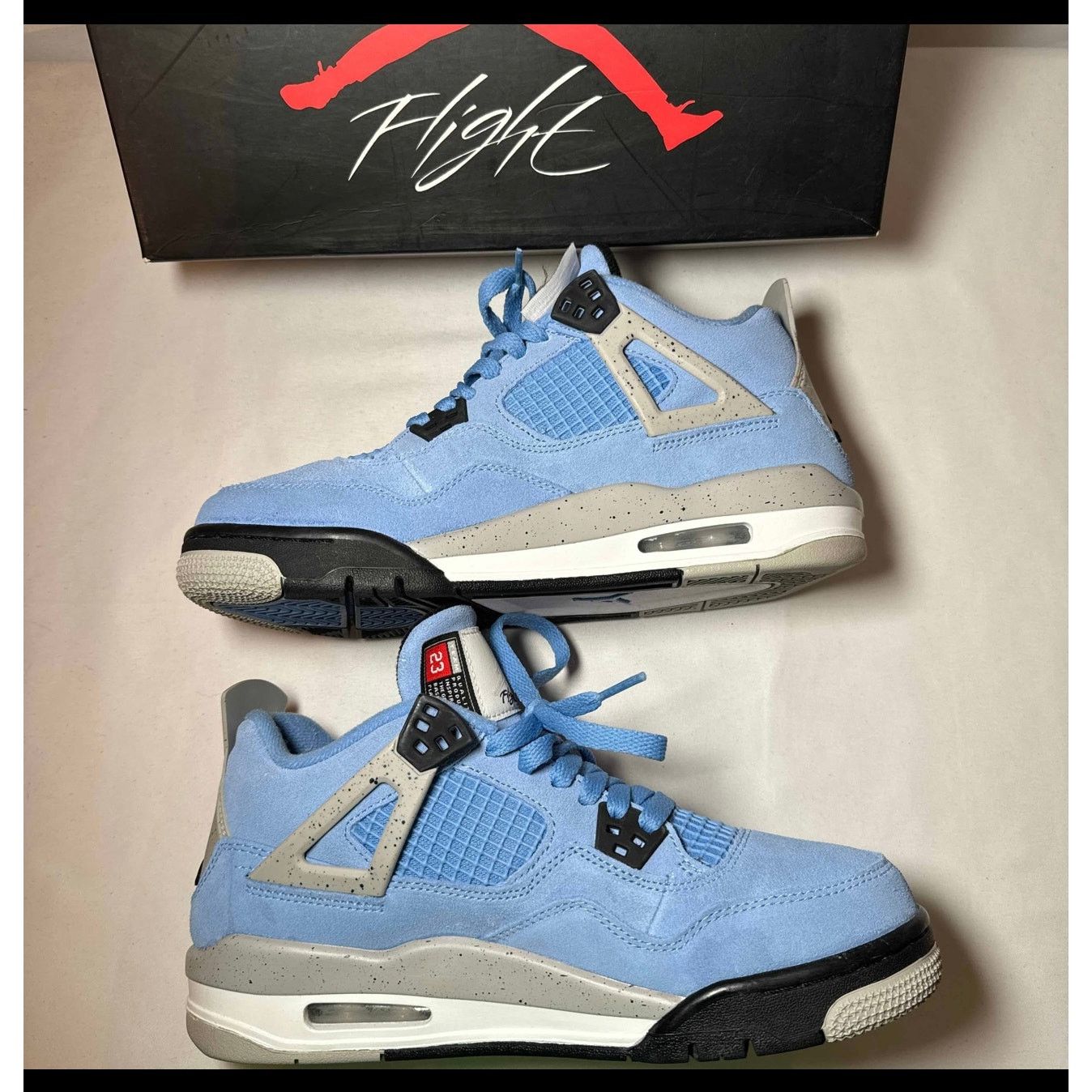 Jordan Brand × Nike Size 7 - Air Jordan 4 Retro GS University Blue Men's Shoes Size US 7 / EU 40 - 3 Thumbnail