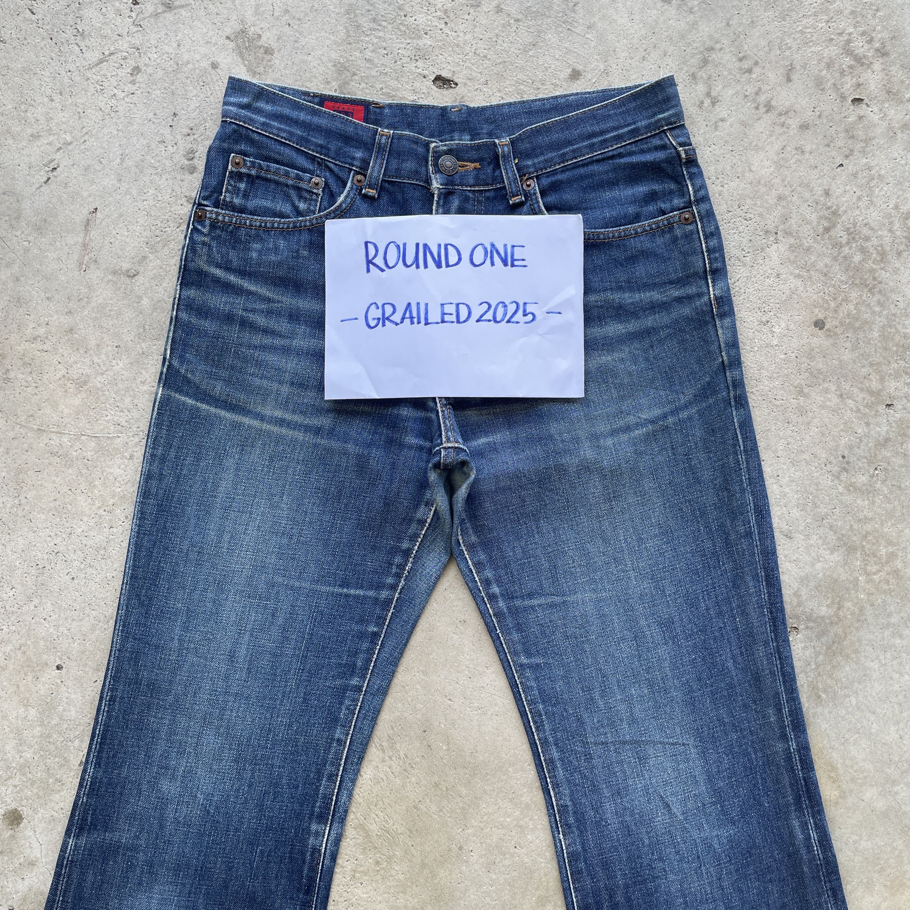 Japanese Brand VINTAGE EDWIN 503 FLARE DENIM FADED BOOTCUT PANTS JEANS W29 Size US 29 - 3 Thumbnail