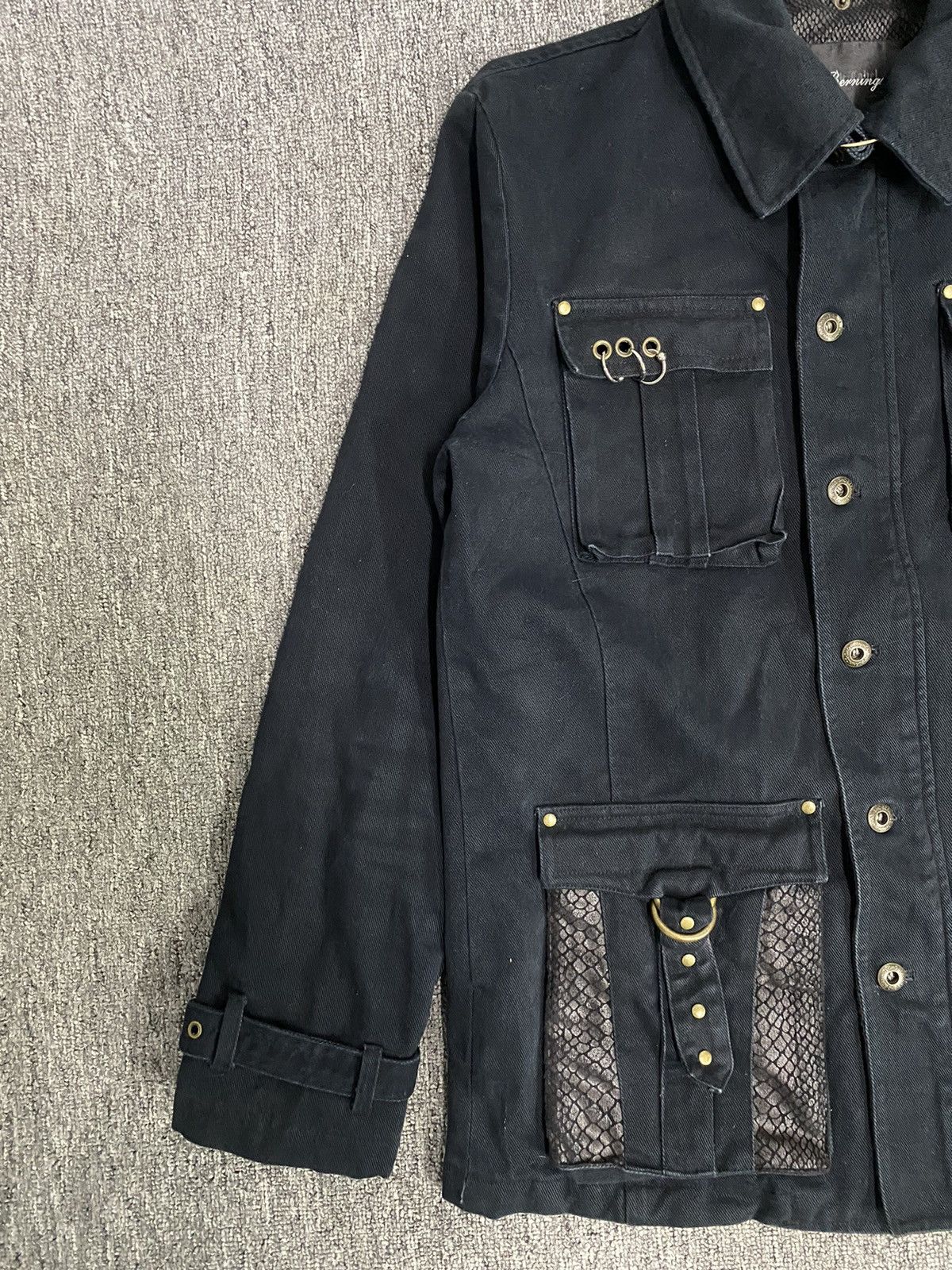 If Six Was Nine × Japanese Brand × Le Grande Bleu (L.G.B.) Bernings Sho Seditionaries Snake Motive Jacket Size US L / EU 52-54 / 3 - 7 Thumbnail