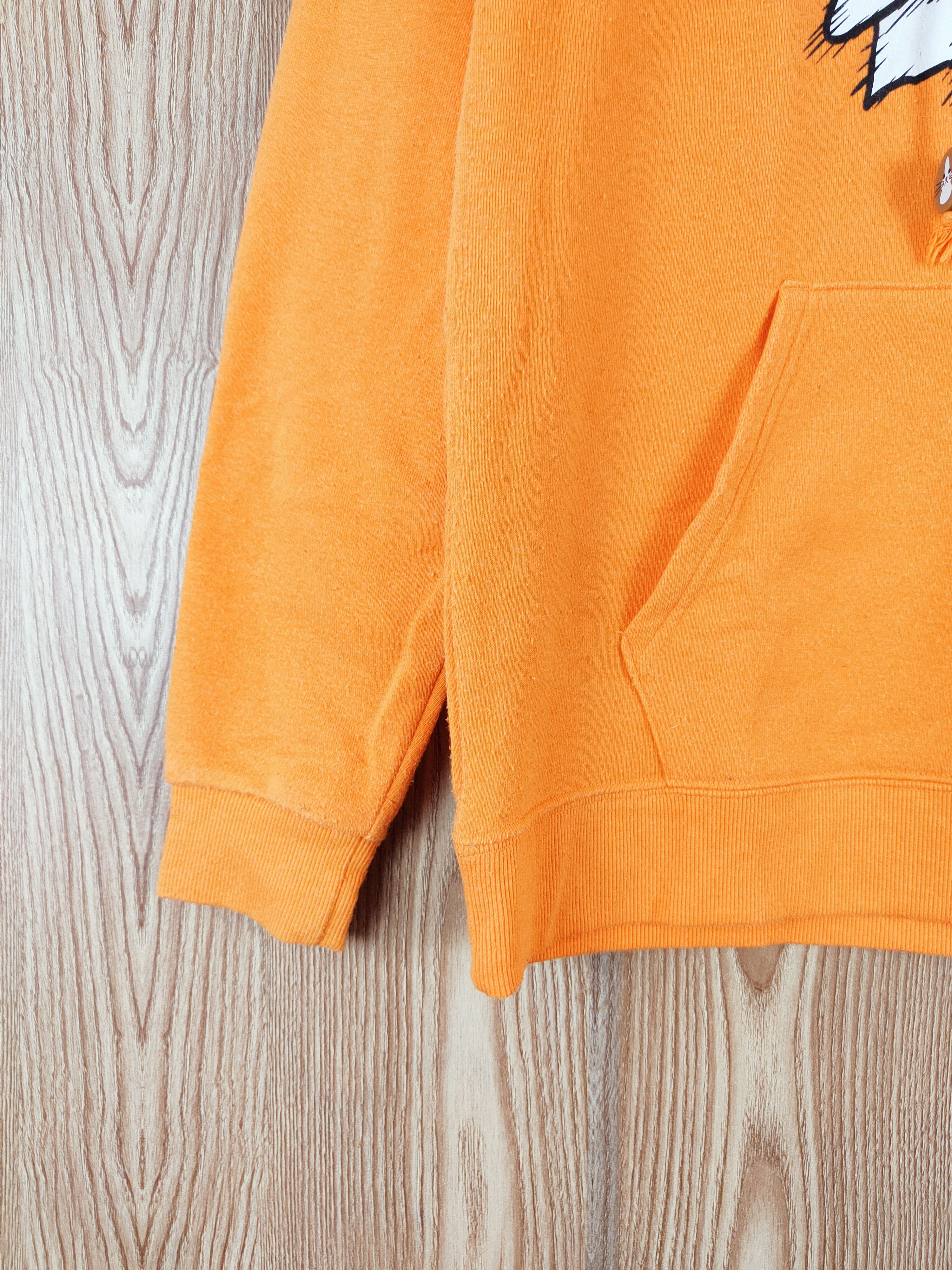 Japanese Brand × Vintage Vintage 💥 Japanese Brand Orange Cat Sweatshirts Size US L / EU 52-54 / 3 - 6 Thumbnail
