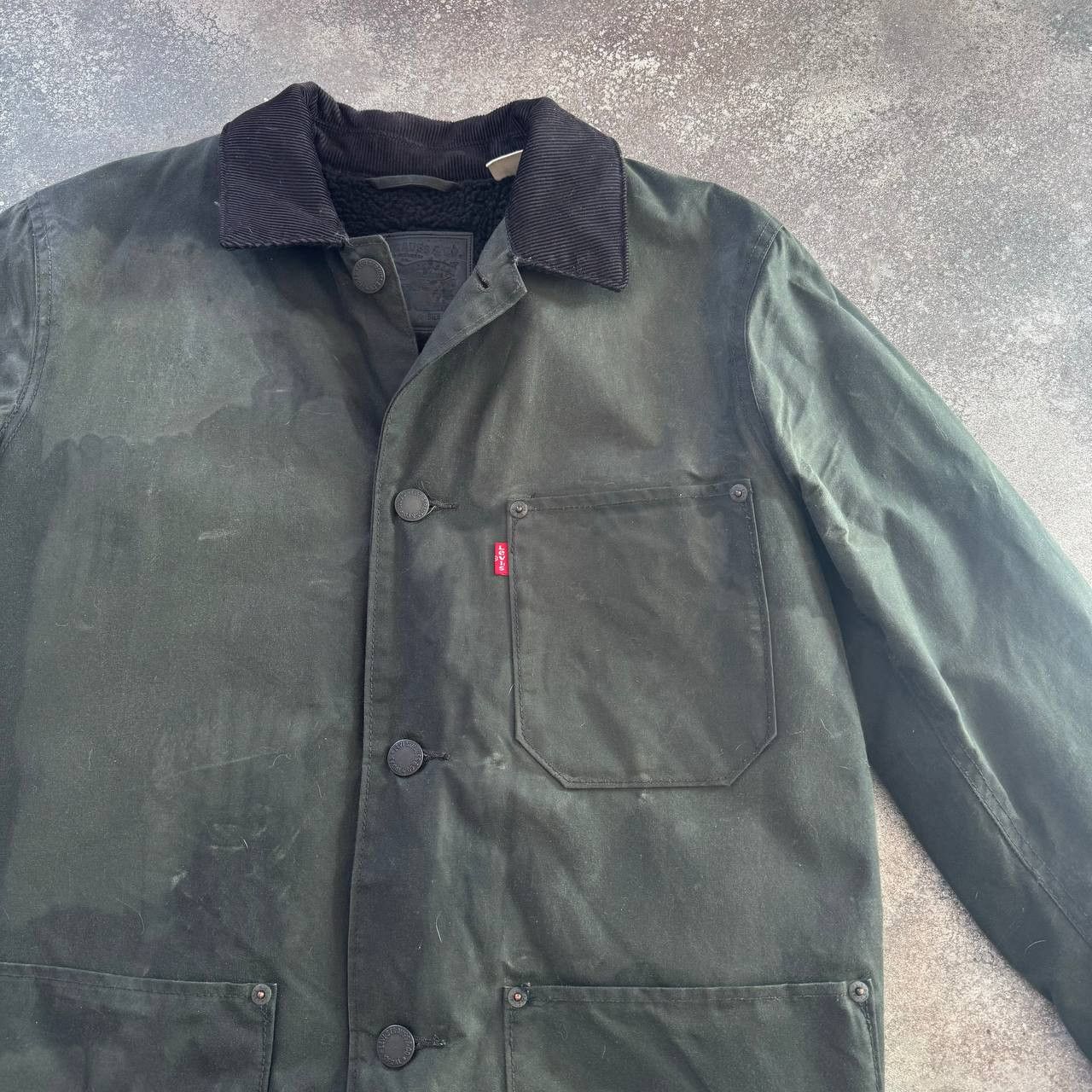Levi's Levis x Halley Stevensons Vintage Rare Waxed Cotton Jacket Size US S / EU 44-46 / 1 - 8 Thumbnail