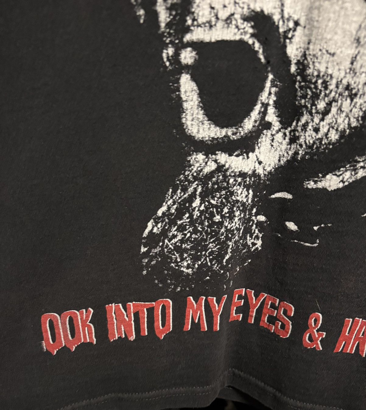 Band Tees RARE! GG Allin Look Into My Eyes 00s Punk Vintage Tee XL Size US XL / EU 56 / 4 - 3 Thumbnail