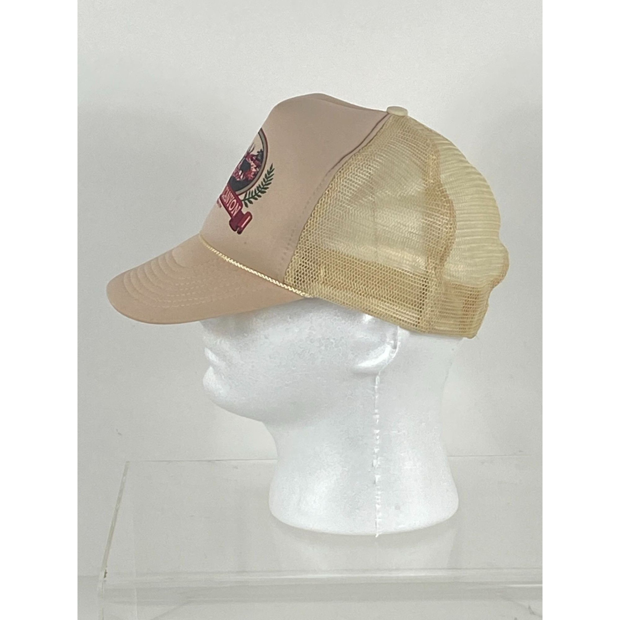 Other × Vintage Vintage Cameo Grand Canyon Trucker Mesh Snapback Hat Cap Bei Size ONE SIZE - 2 Thumbnail
