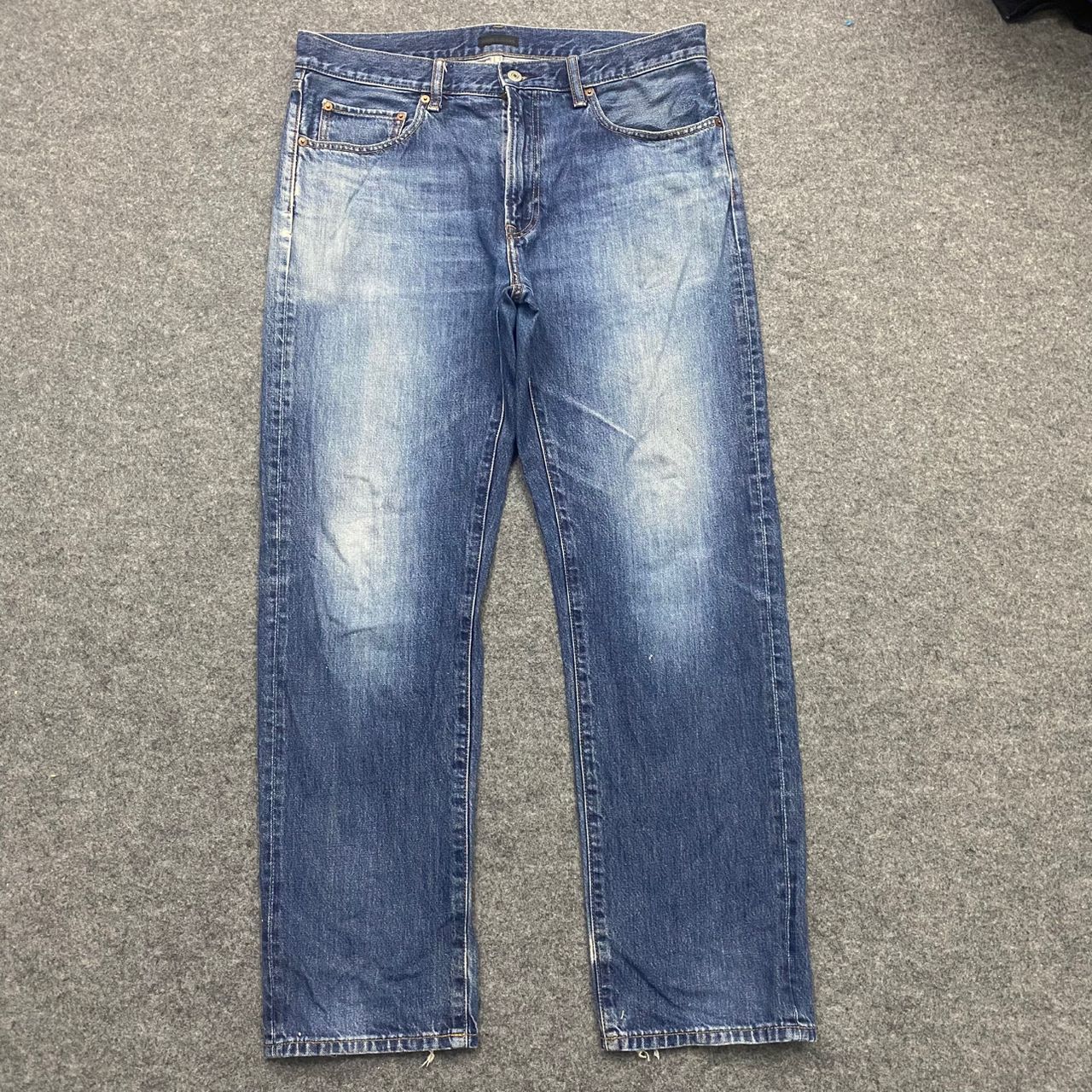 Uniqlo Vintage Uniqlo Jeans Distressed Denim Size US 34 / EU 50 - 1 Thumbnail