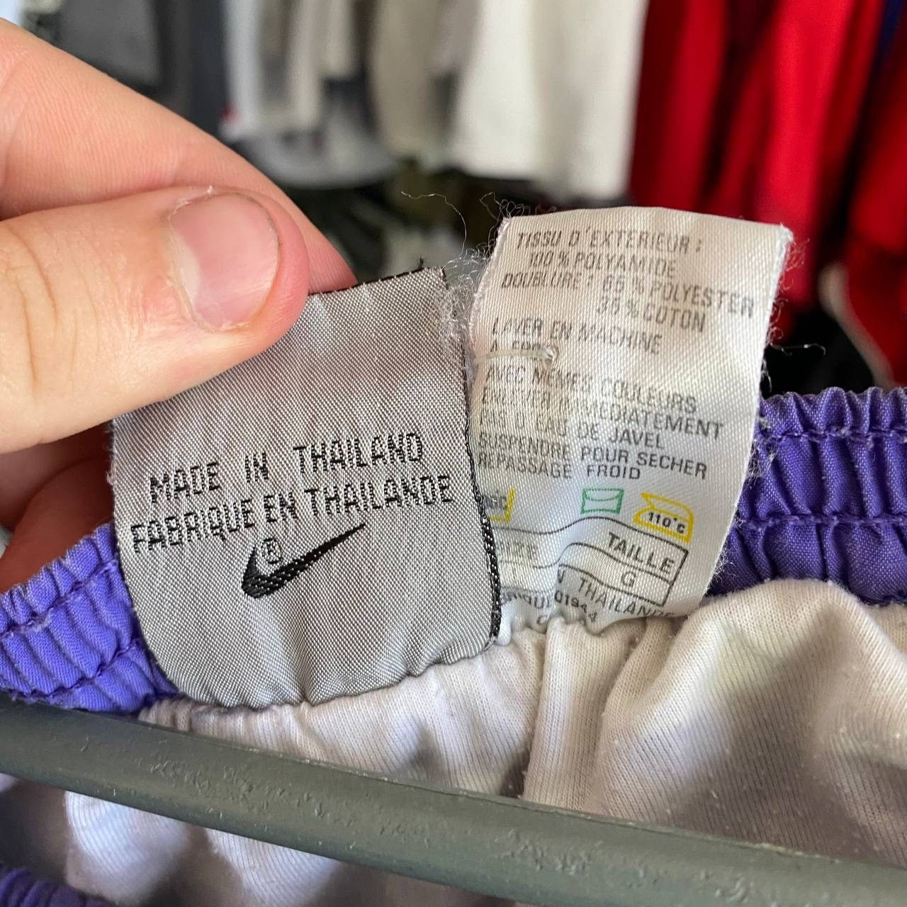 Nike × Vintage Vintage Nike Small Logo 90’s Rare streetwear shorts Size US 34 / EU 50 - 9 Thumbnail