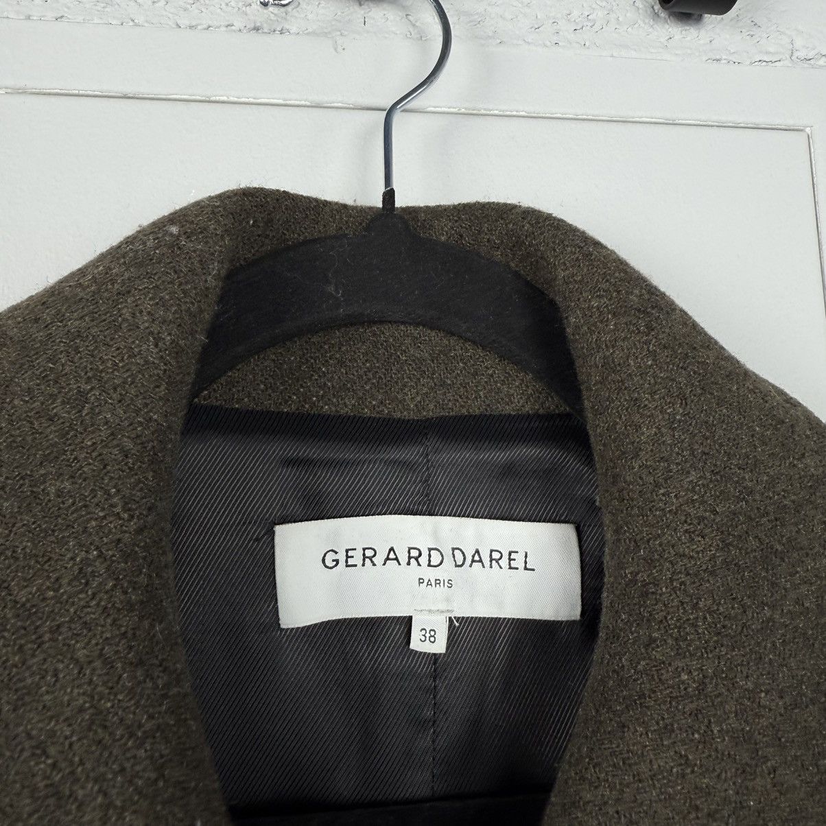 Gerard Darel Gerard Darel Wool Vintage Coat Trench Size S / US 4 / IT 40 - 6 Thumbnail