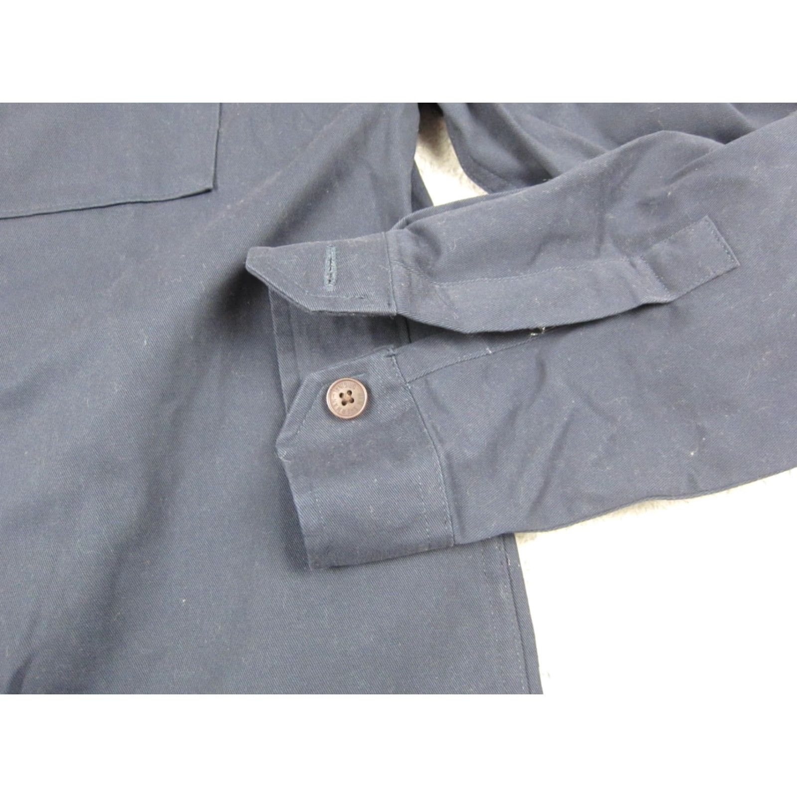 Ben Sherman Ben Sherman Shirt Adult Small Blue Western Outdoor Canvas Military Mens Button-Up Long Sleeve Casual Cotton Canvas Shirt Size US S / EU 44-46 / 1 - 4 Thumbnail