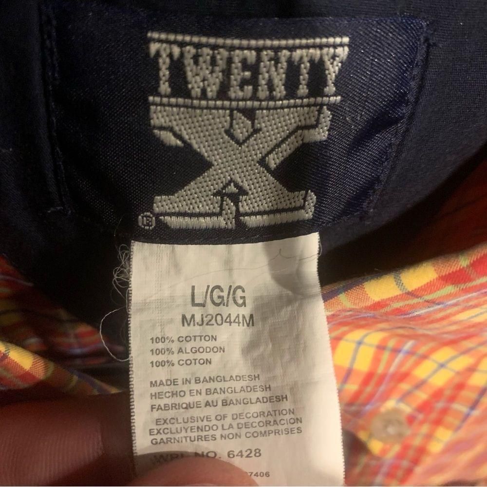 Wrangler Men’s 20x Wrangler Button Down Shirt Size US L / EU 52-54 / 3 - 3 Thumbnail