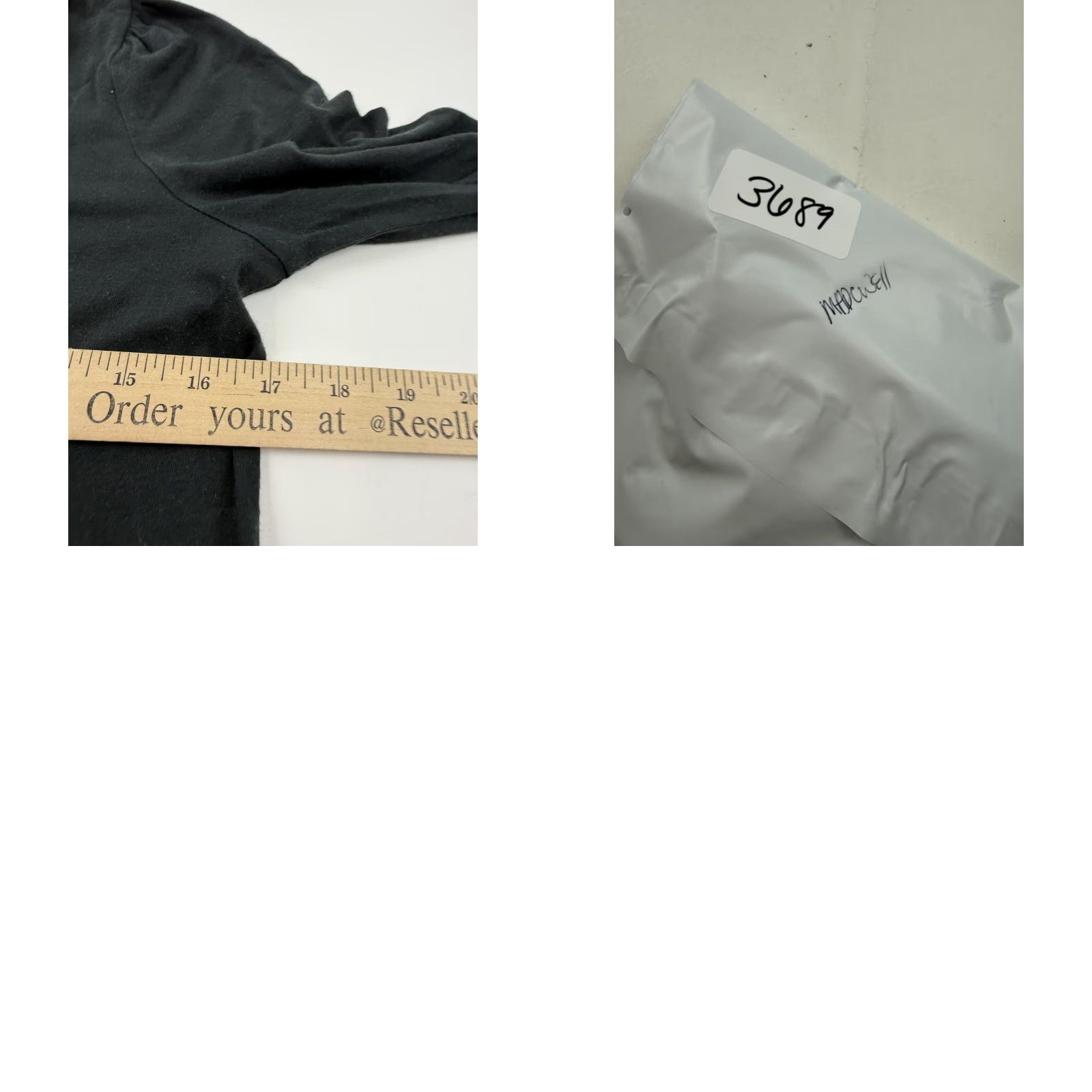 Madewell Madewell Shirt Womens XS Black 3/4 Balloon Sleeve Crewneck Jersey Knit Basic Top Size XS / US 0-2 / IT 36-38 - 8 Thumbnail