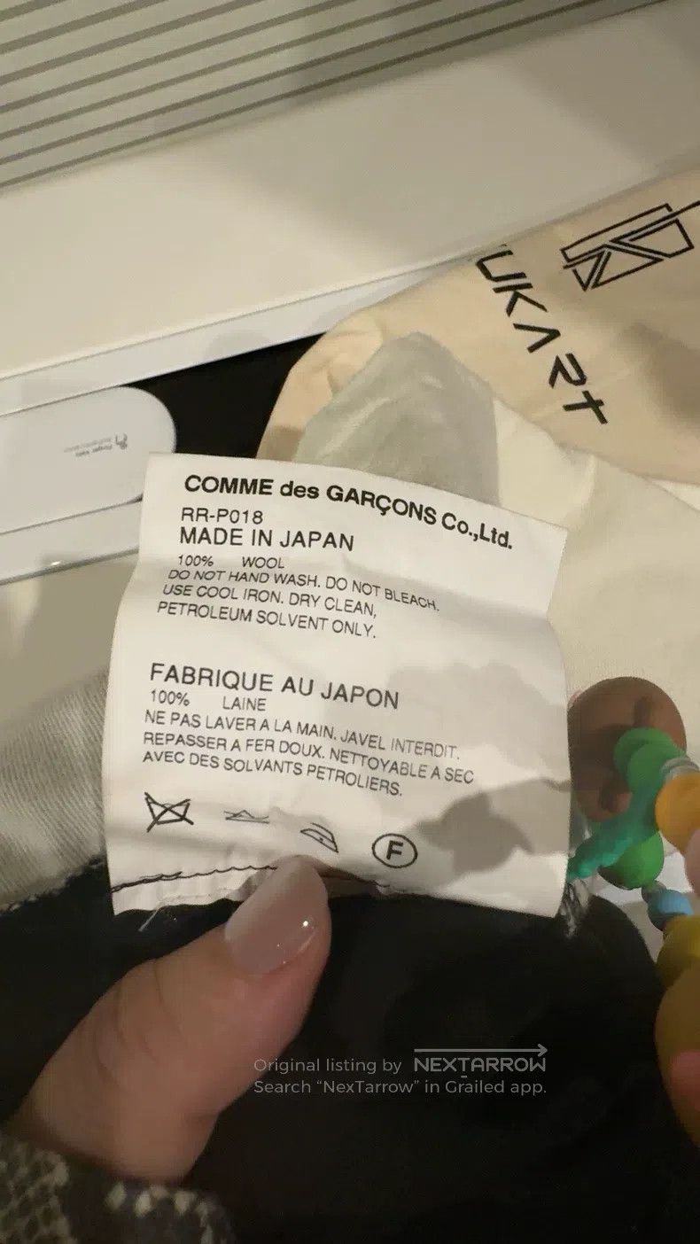 Comme des Garcons Comme Des Garcons size XS Wool with drawstring Size 25" / US 0 / IT 36 - 6 Thumbnail