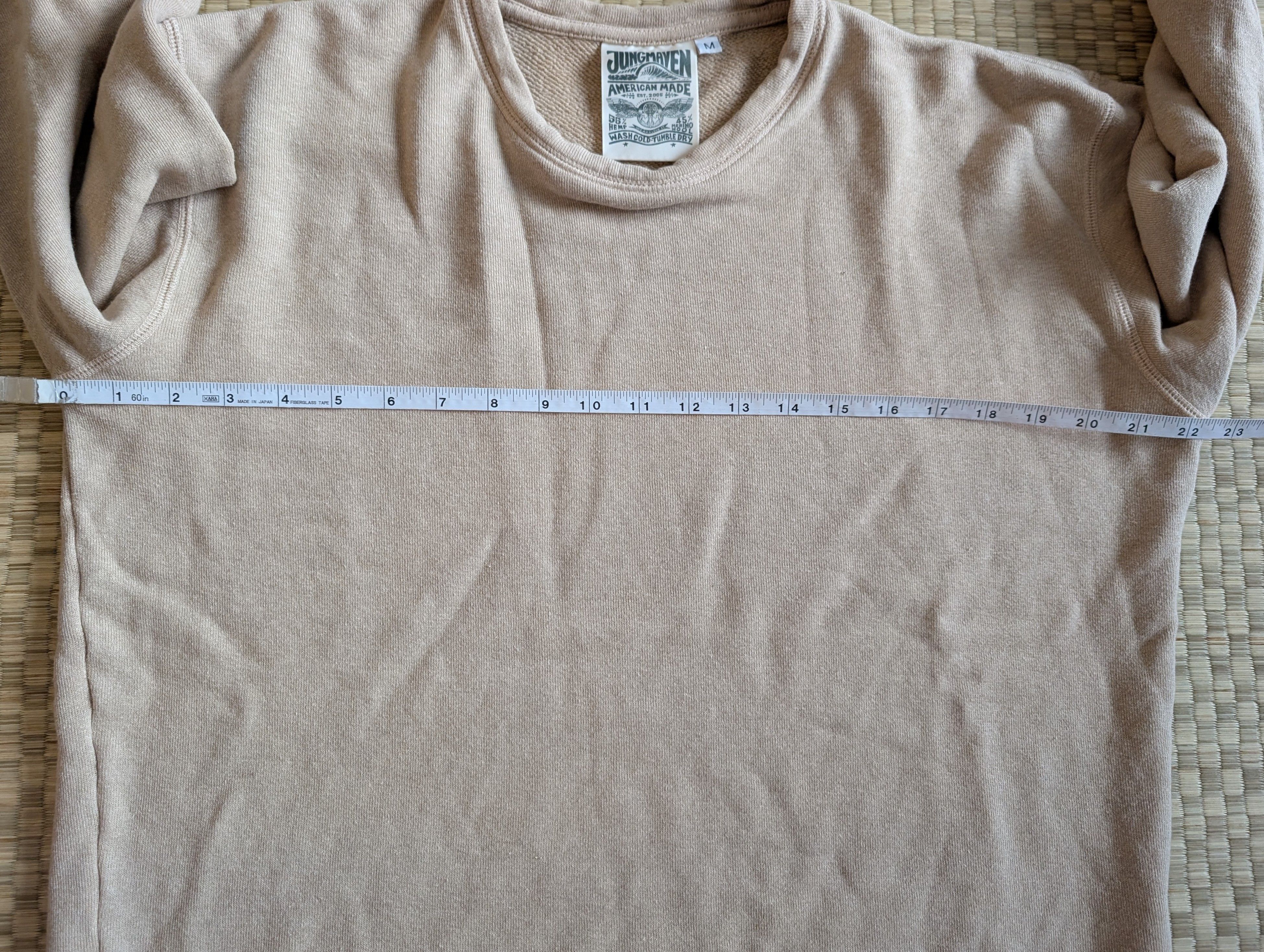 Jungmaven Jungmaven Hemp Merino Wool Sweatshirt Oat Milk Made in USA Size US M / EU 48-50 / 2 - 4 Thumbnail