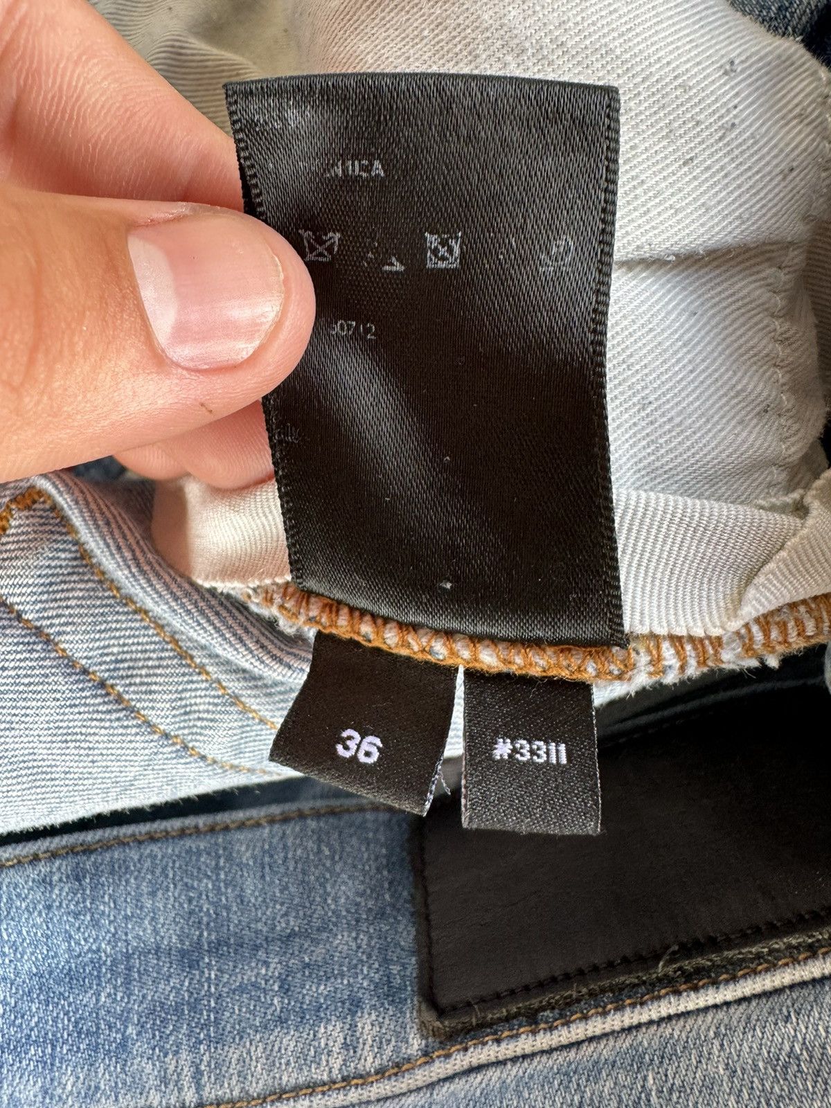 Amiri AMIRI MX1 Rare Appliqué-logo distressed jeans size 36 Size US 36 / EU 52 - 7 Thumbnail
