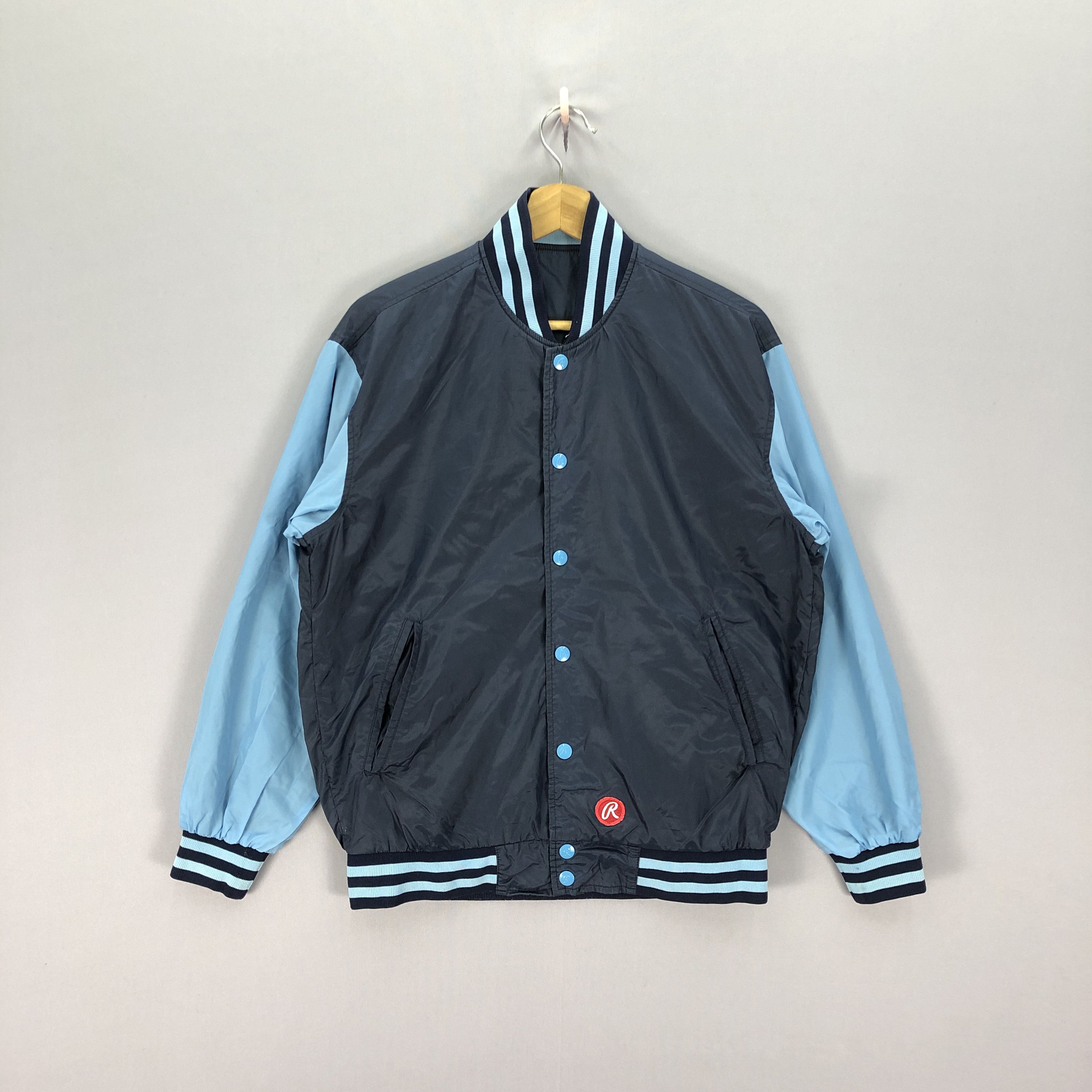 Asics × Vintage Vintage Rawlings by Asics Nylon Reversible Baseball Jackets Size US M / EU 48-50 / 2 - 1 Thumbnail
