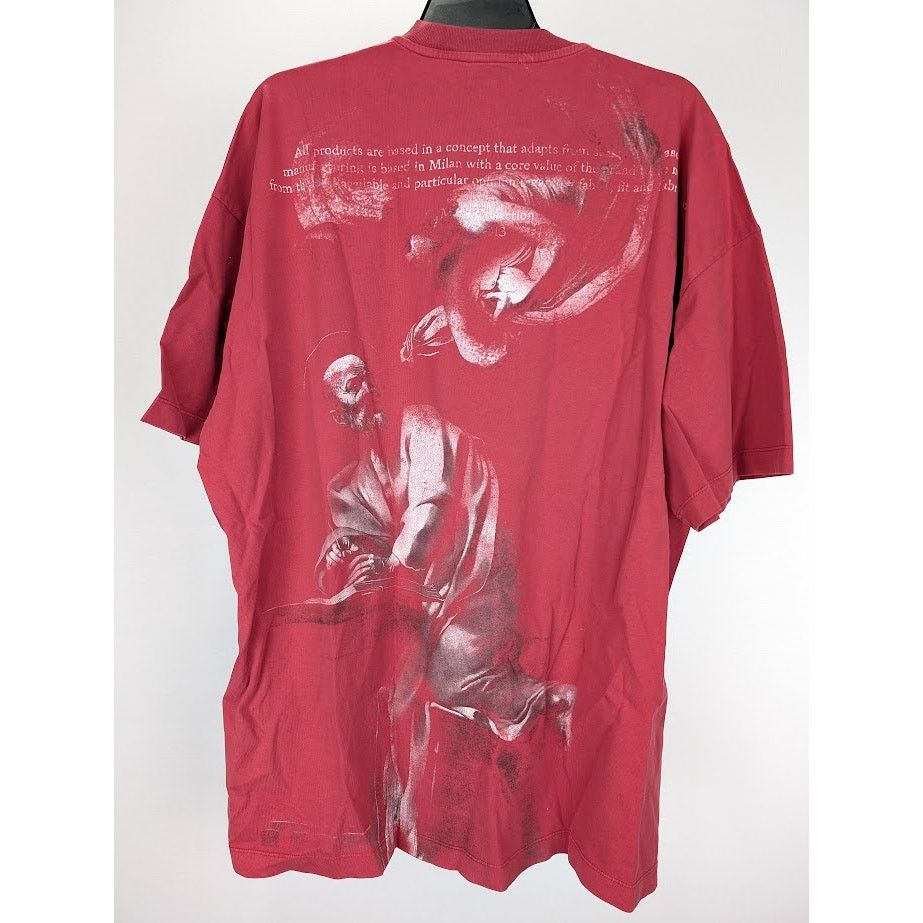 Off-White o1rshd1 Matthew Over S/S Tee in Rio Red Grey Size US S / EU 44-46 / 1 - 9 Thumbnail