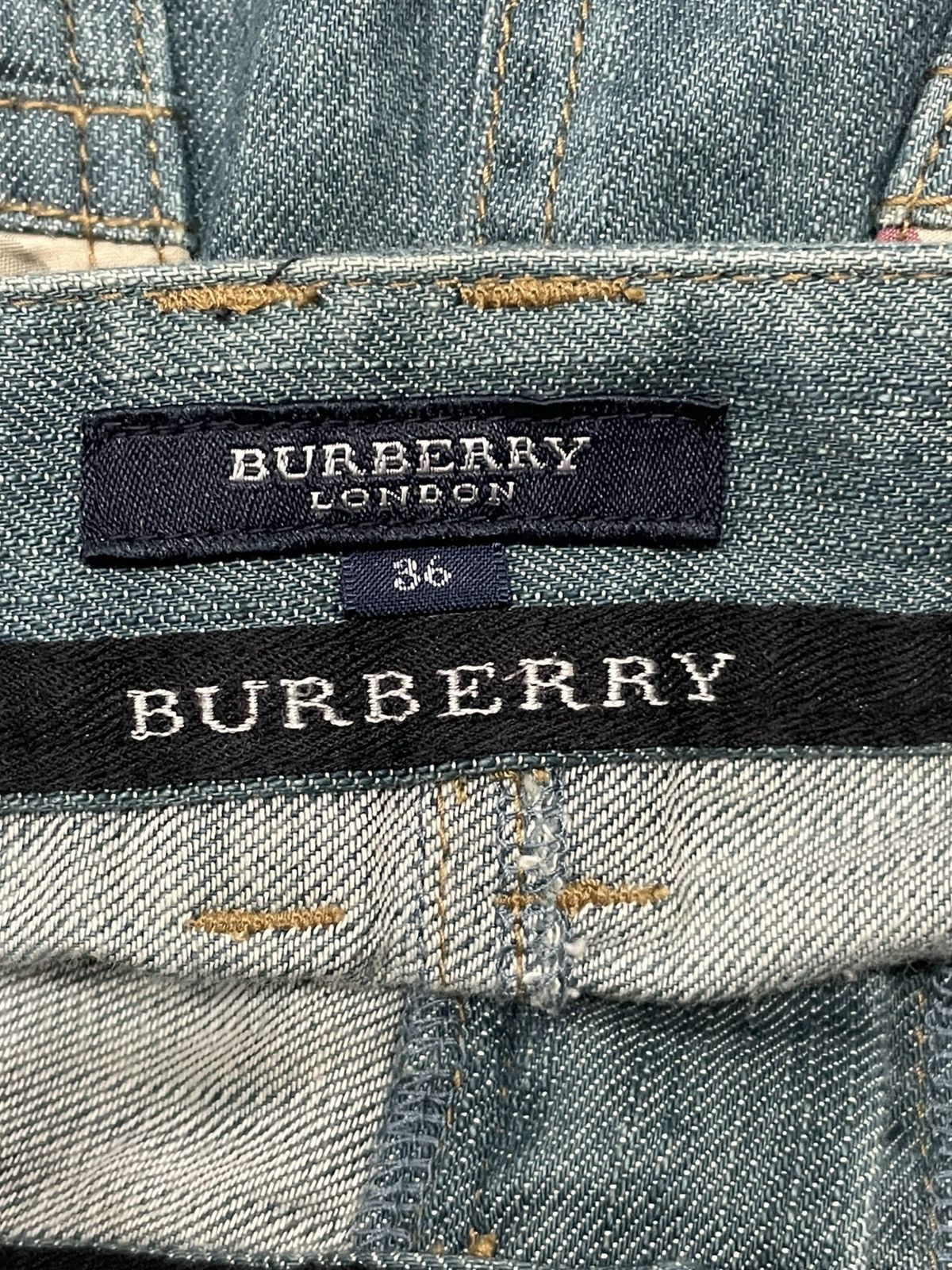 Burberry Burberry Denim Midi Skirt Size 25" / US 0 / IT 36 - 3 Thumbnail
