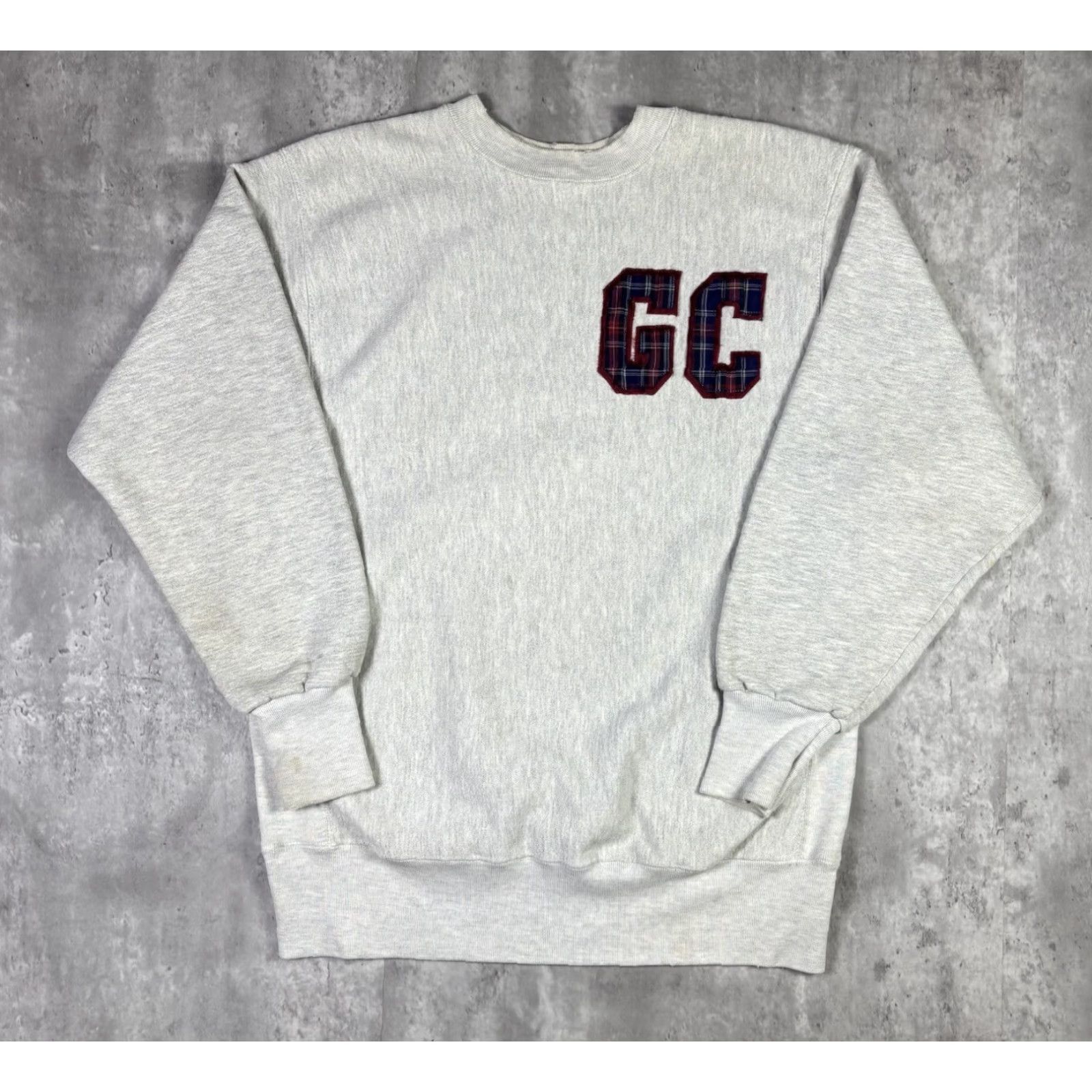 Vintage VINTAGE Gettysburg College Gray Sweatshirt Pullover Embroidered XL Men 90s Card 100% Cotton Fleece Slim Distressed Embroidered Logo Pullover Size US XL / EU 56 / 4 - 2 Thumbnail