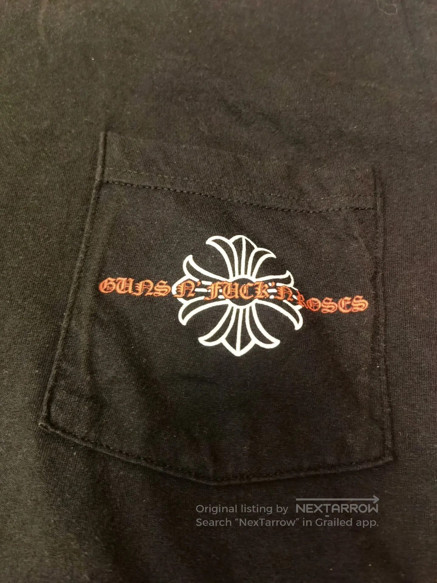 Chrome Hearts Chrome Hearts Guns N Roses Black Cross Skull Tee. Size US M / EU 48-50 / 2 - 4 Thumbnail