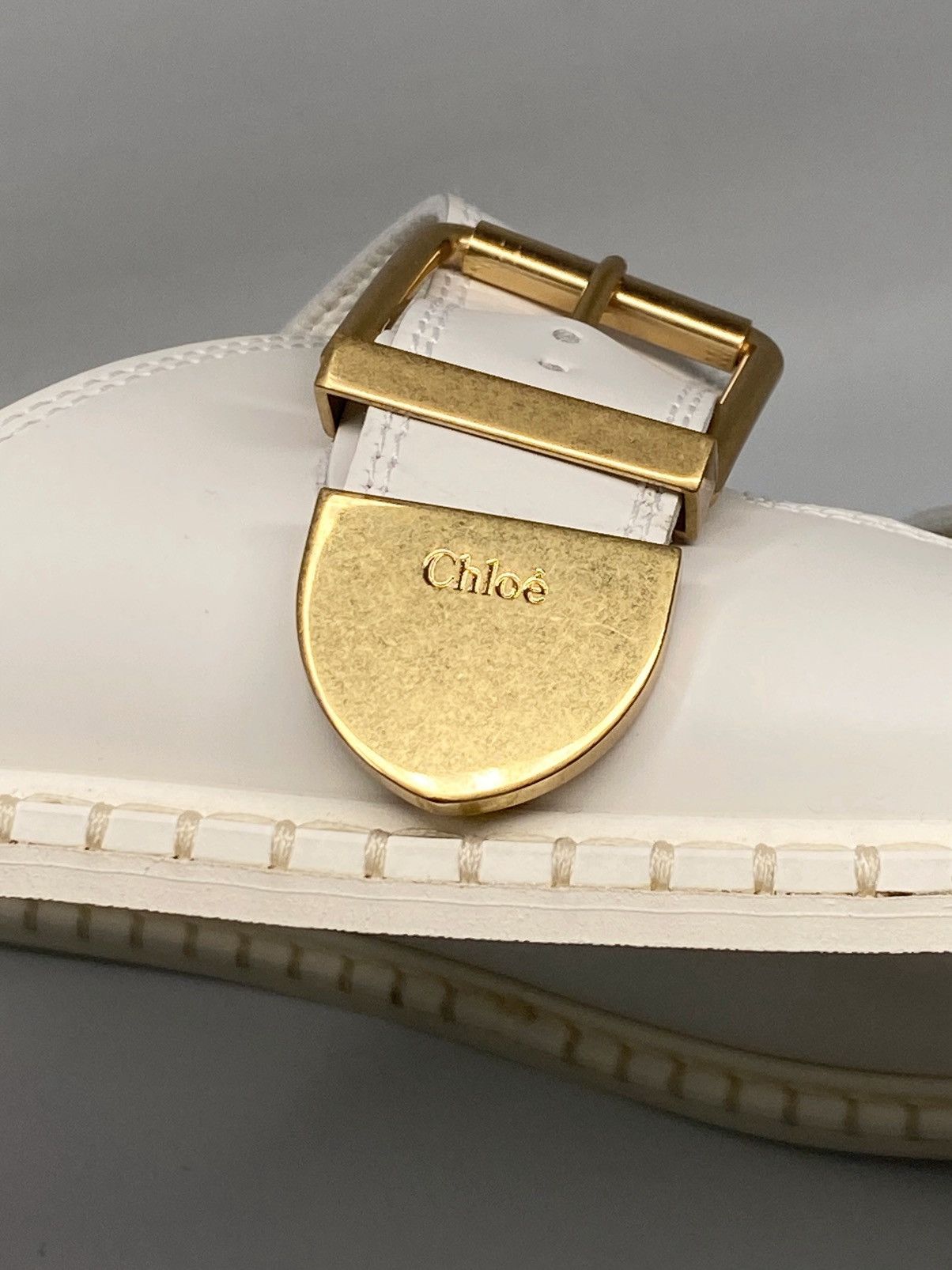 Chloe Chloe Rebecca Leather Slide Sandals size 39 Size US 9 / IT 39 - 9 Thumbnail