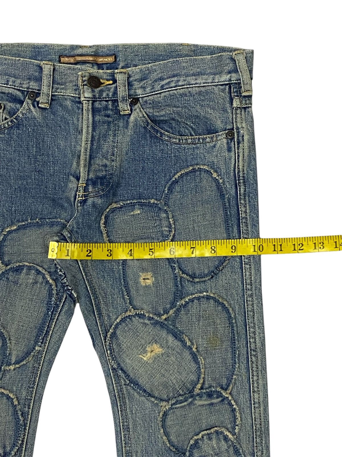 Cosmic Wonder Rare🔥1999 Cosmic Wonder ‘MADONNA’ Patchwork Distressed Denim Size 30" / US 8 / IT 44 - 22 Thumbnail