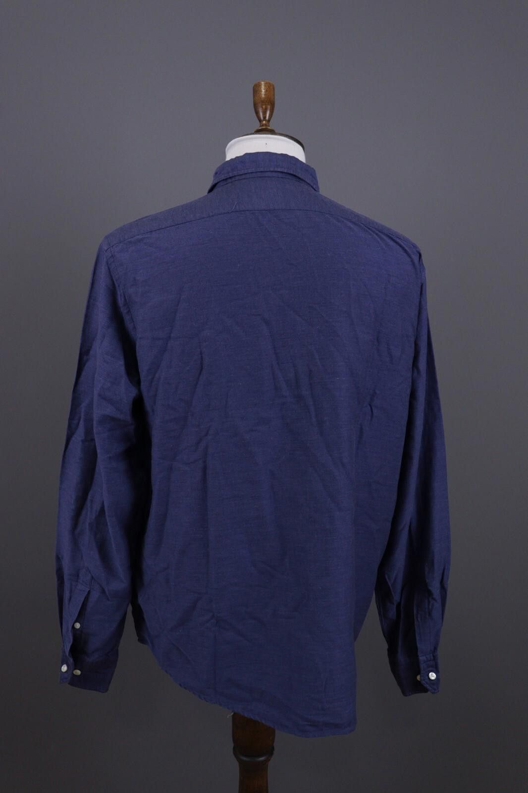 Eton Eton Contemporary Blue Luxury Dress Shirt Size 46 / 18 / XXL Size US XXL / EU 58 / 5 - 10 Thumbnail