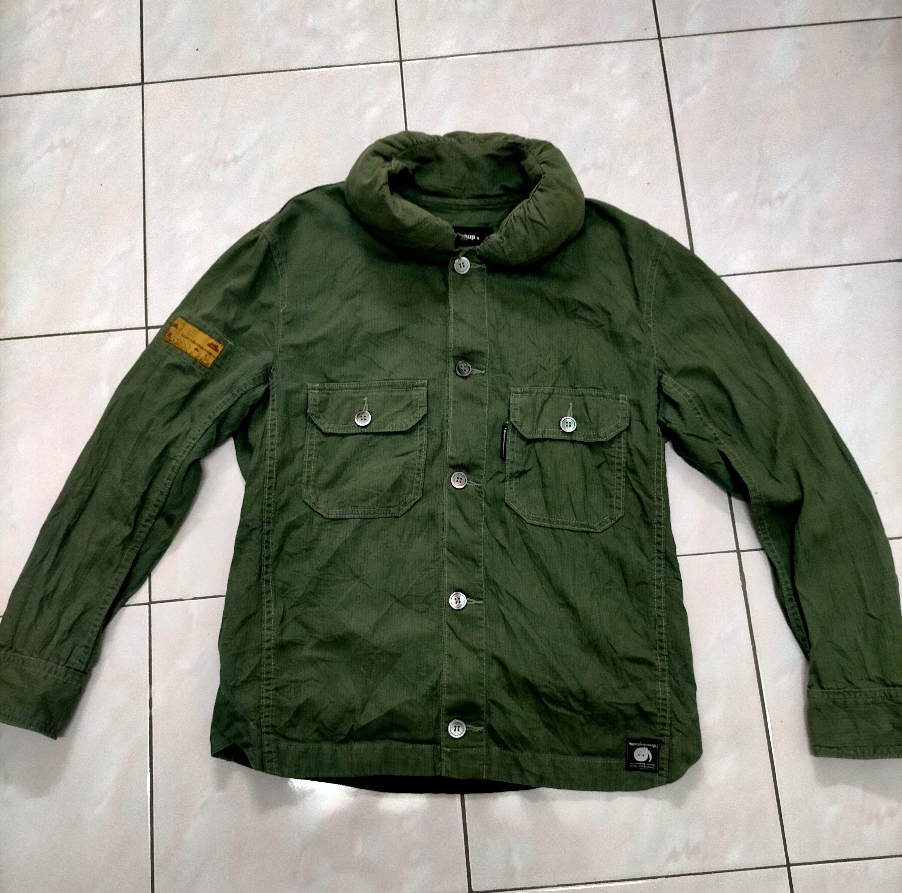 Rare Mercibeaucoup Button Ups Olive Green