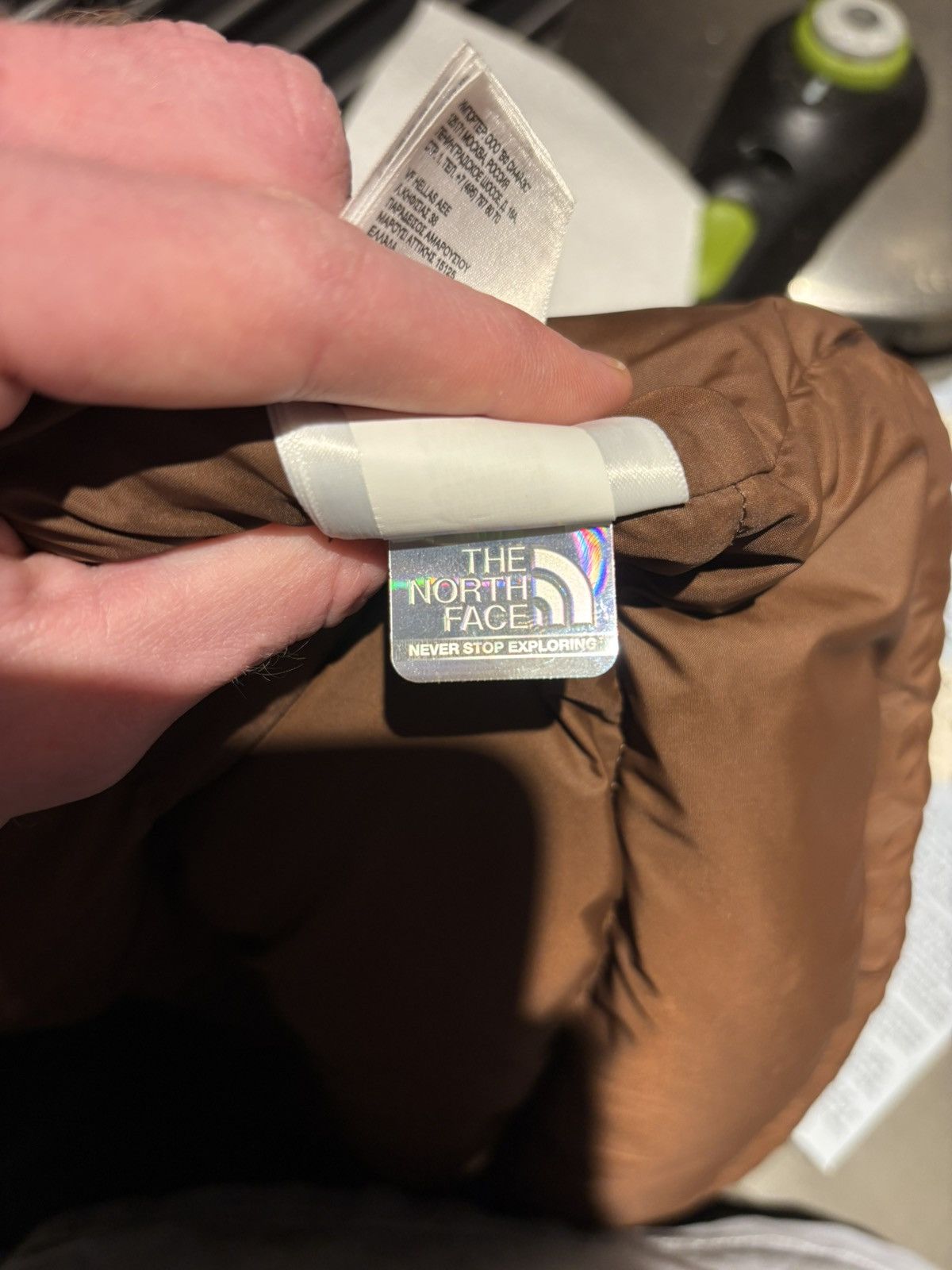 SKIMS × The North Face Skims North face Nuptse Puffer Jacket Cocoa Small BNWT Size S / US 4 / IT 40 - 6 Thumbnail