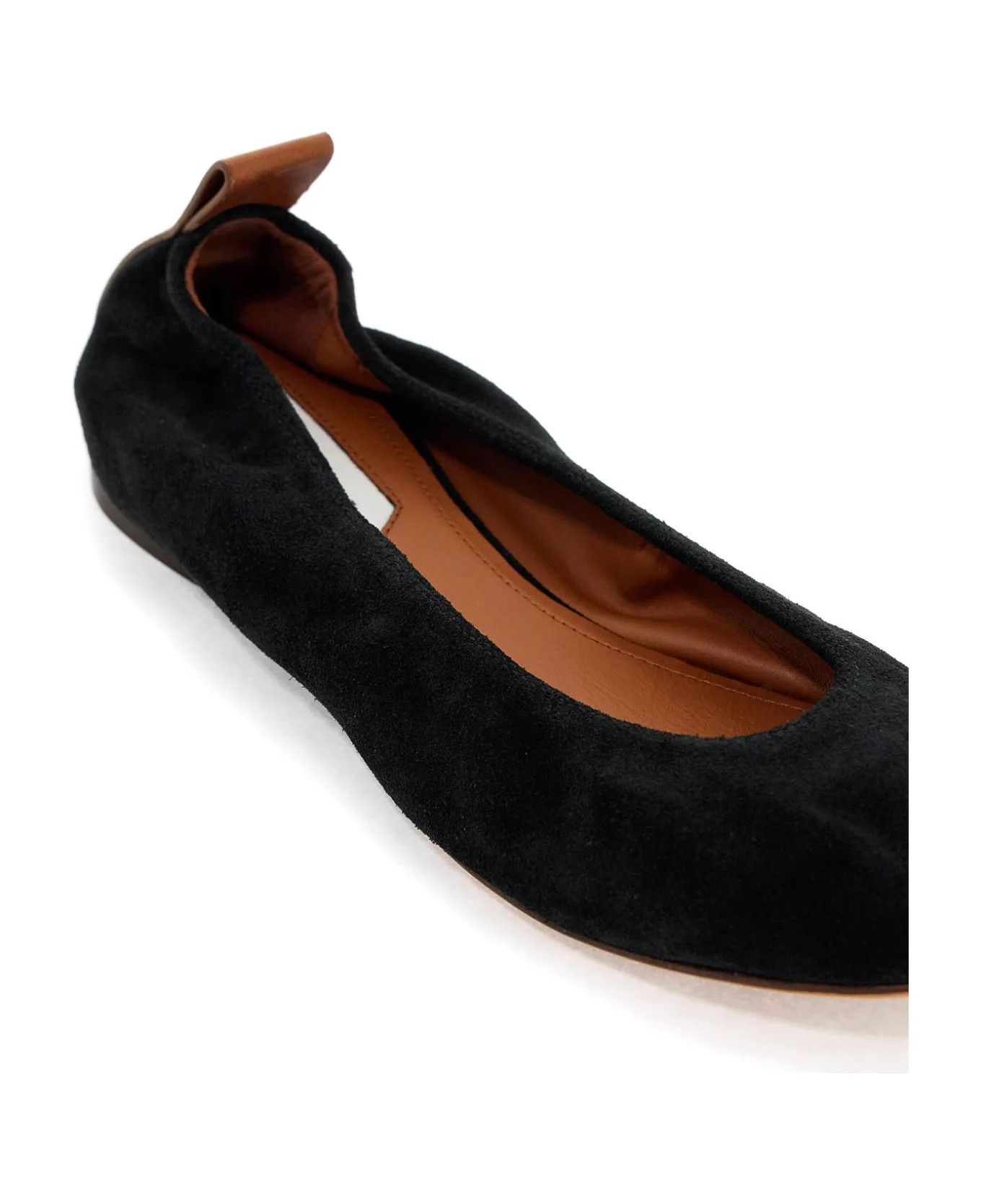 Lanvin o1y0326 Ballet Flats in Black Size US 6 / IT 36 - 3 Thumbnail